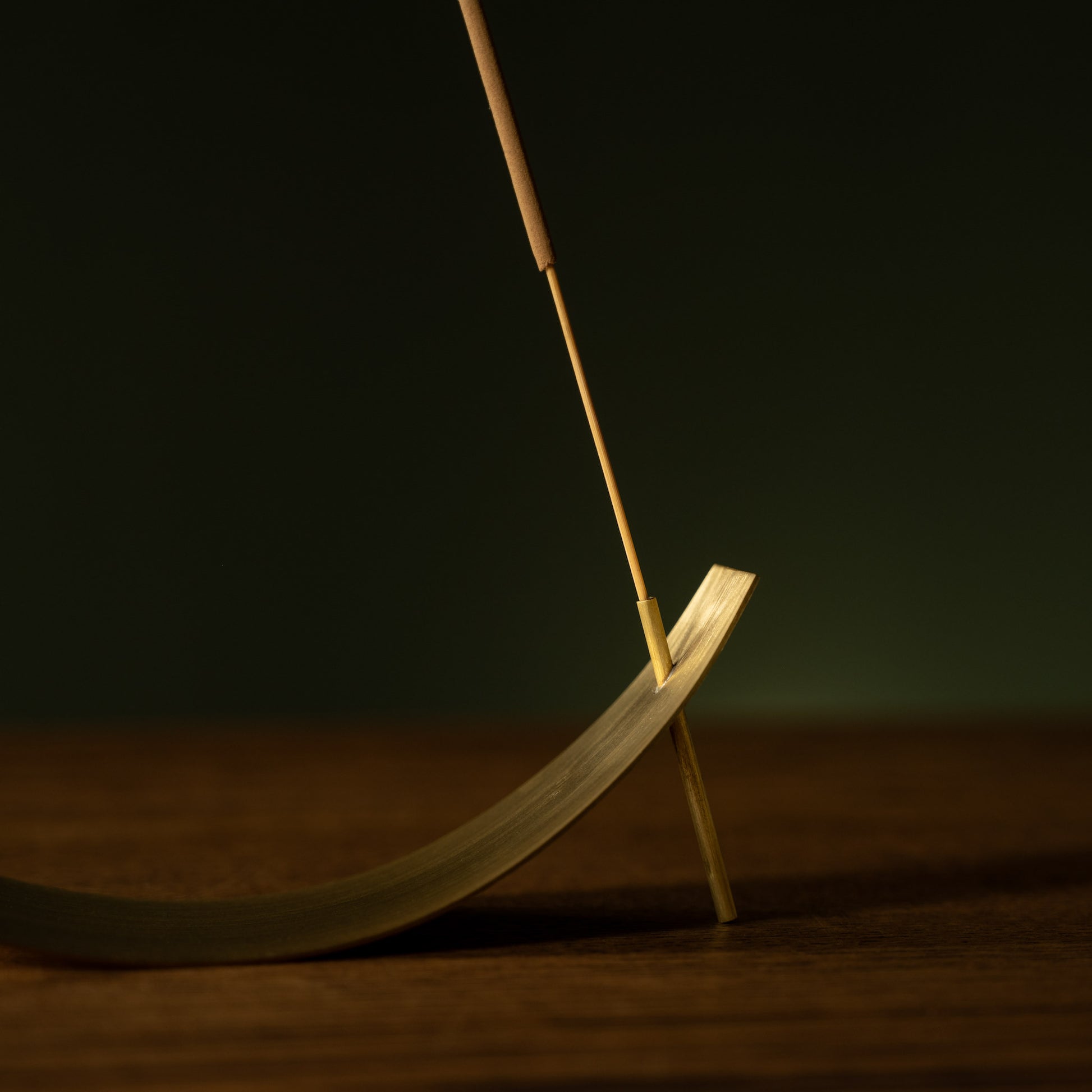 Apotheke Fragrance Brass Incense Holder close up