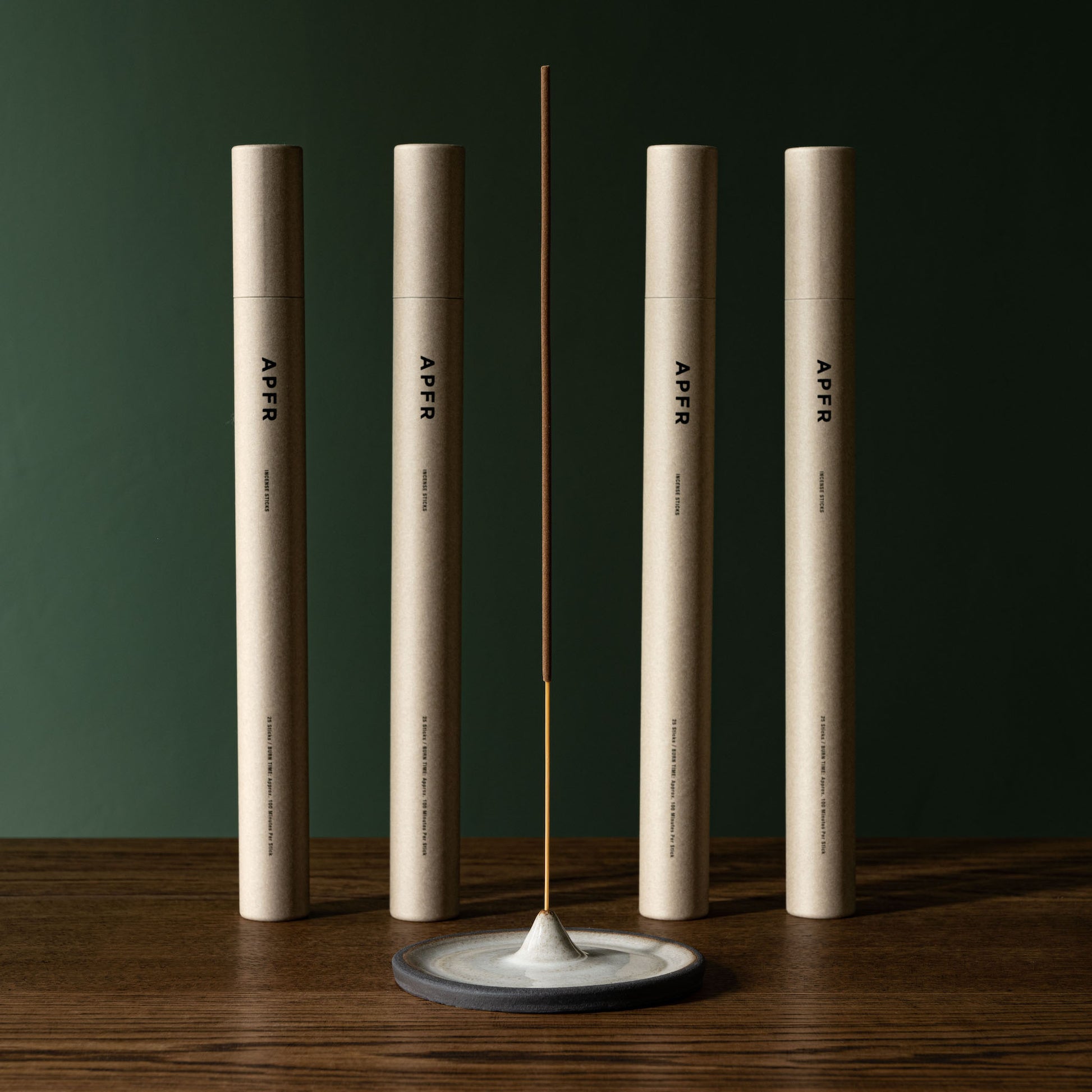 APFR Teakwood Incense tubes and Incense Stick in incense holder