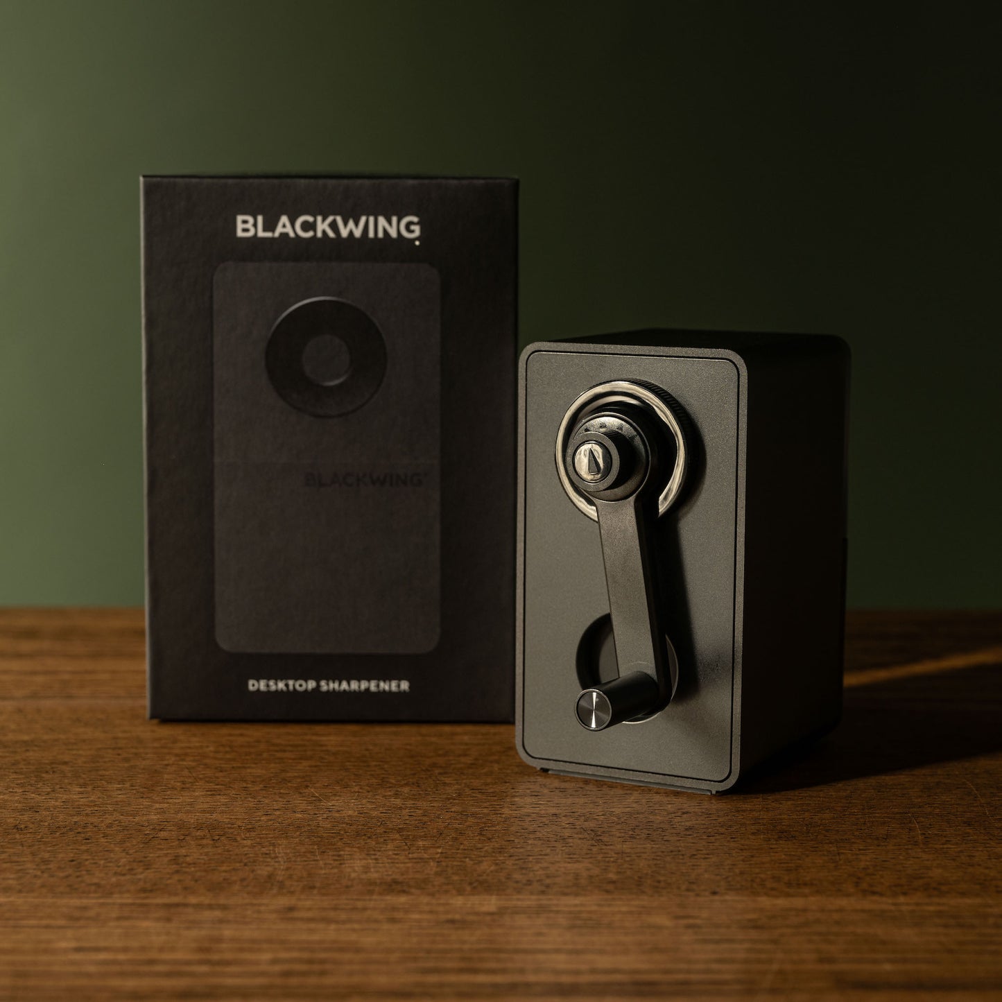 Blackwing Desktop Sharpener handle crank