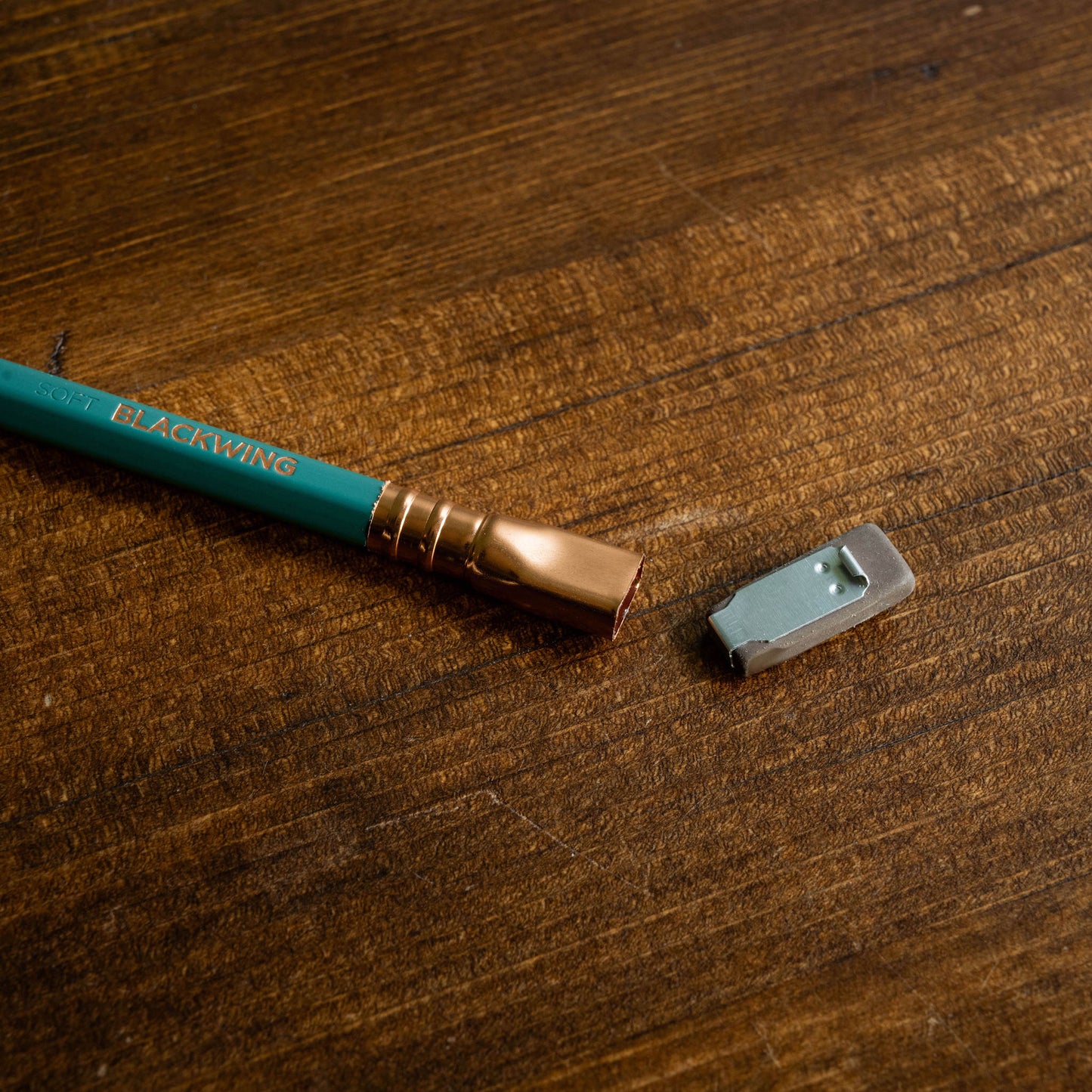 blackwing Matt Green Pencil Ferrule + Eraser