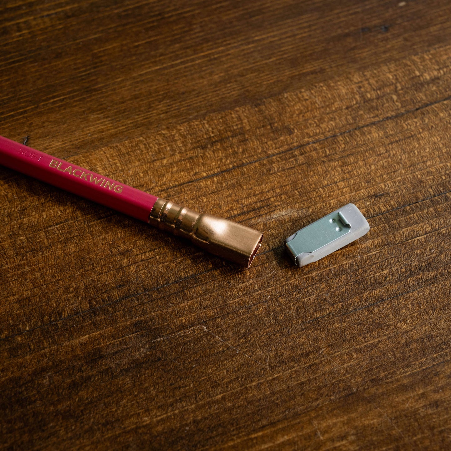 Blackwing Matt Red Pencil Ferrule + Eraser