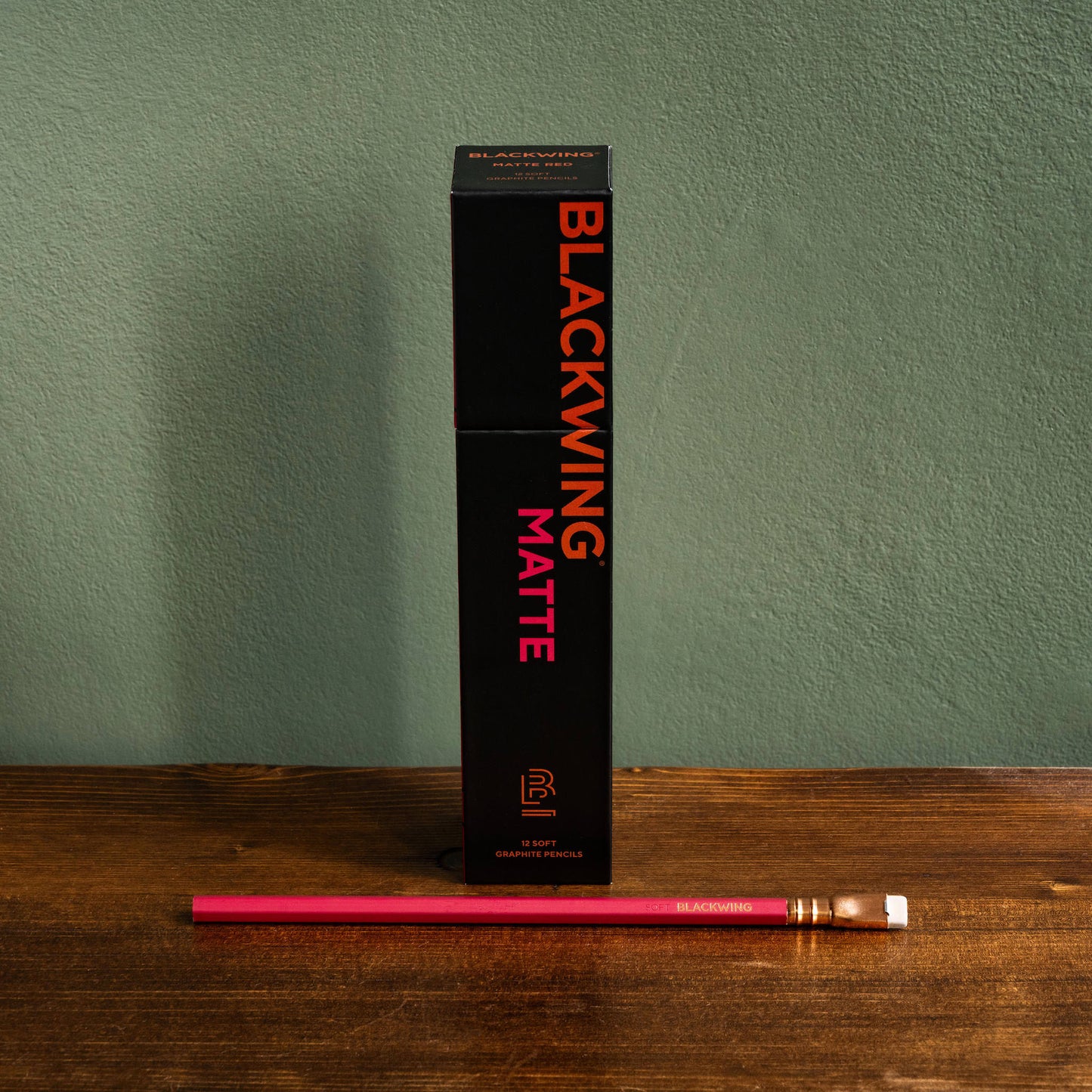 Blackwing Matt Red Pencils box of 12