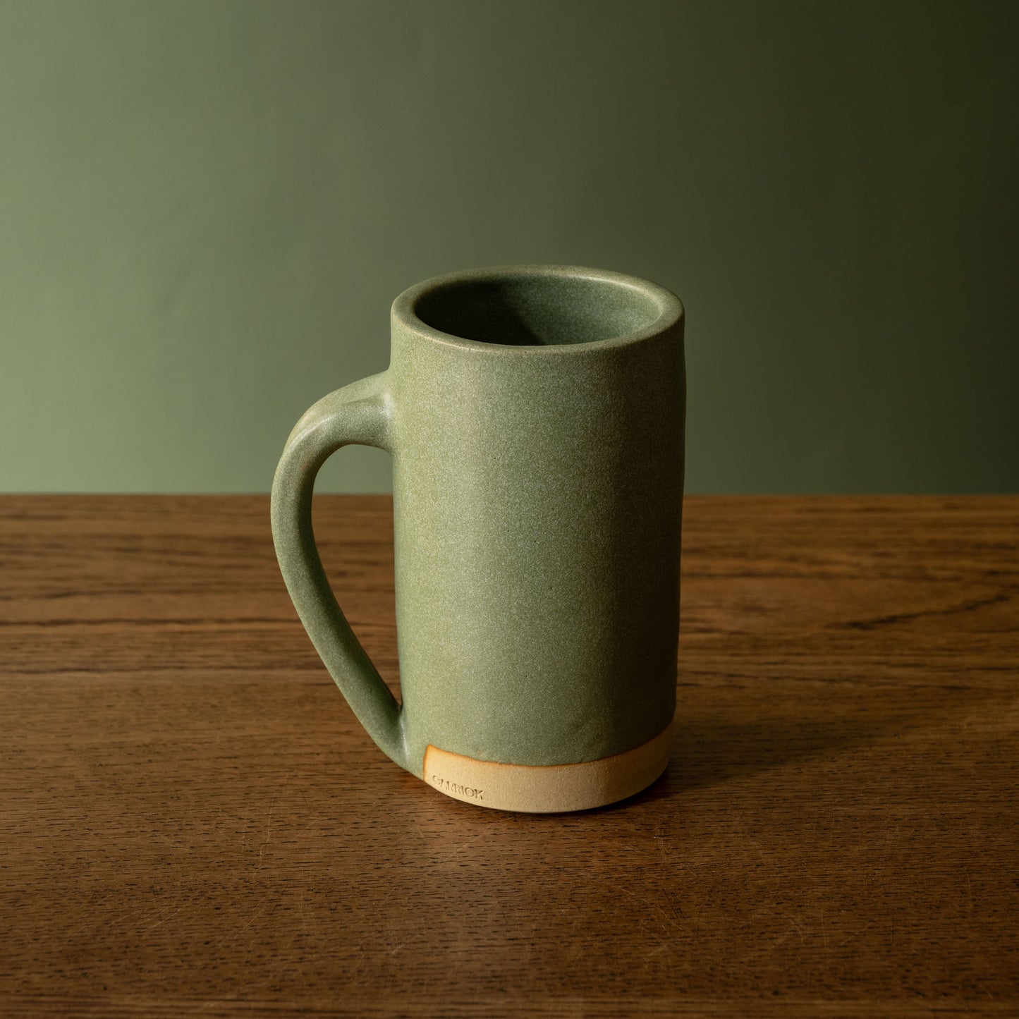 Carrick Ceramics Stoneware Tall Mug in Green