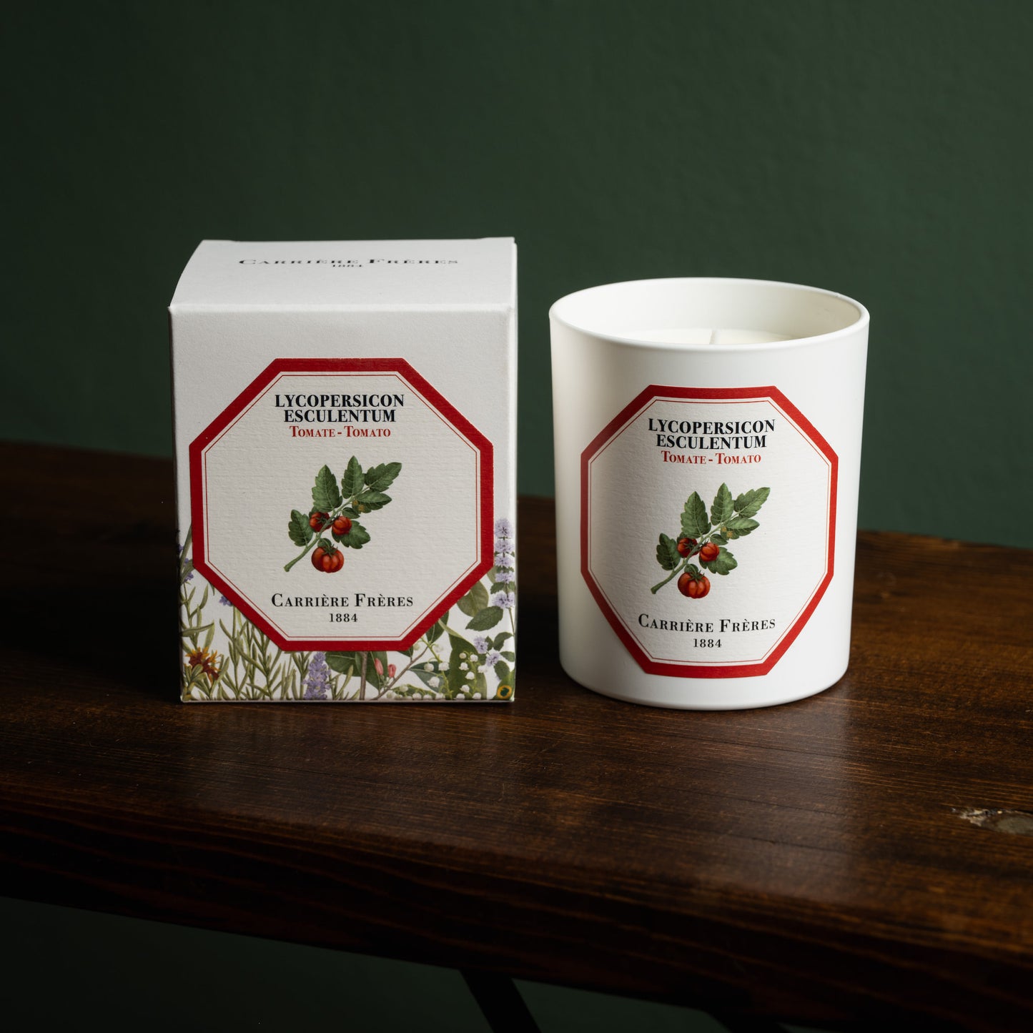 Carriere Freres Tomato Candle & Box
