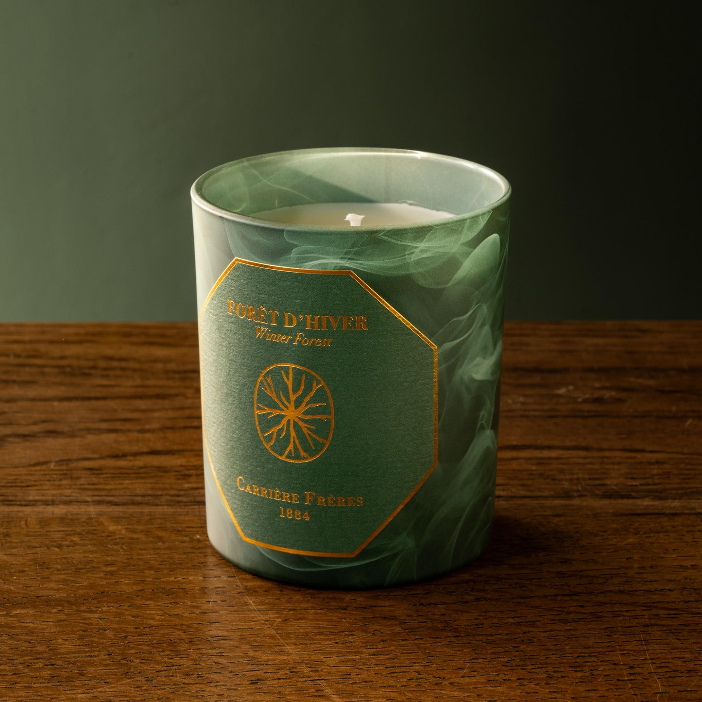 Carrière Frères Winter Forest scented candle.