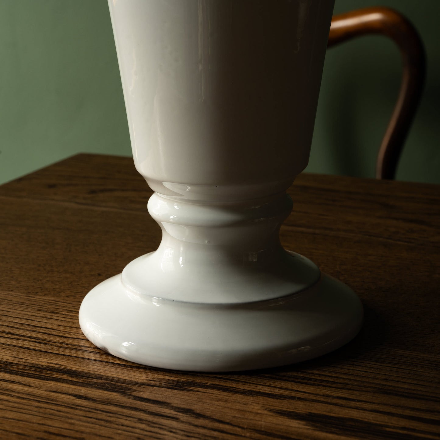Footed base of Carron Paris medium sized vase.