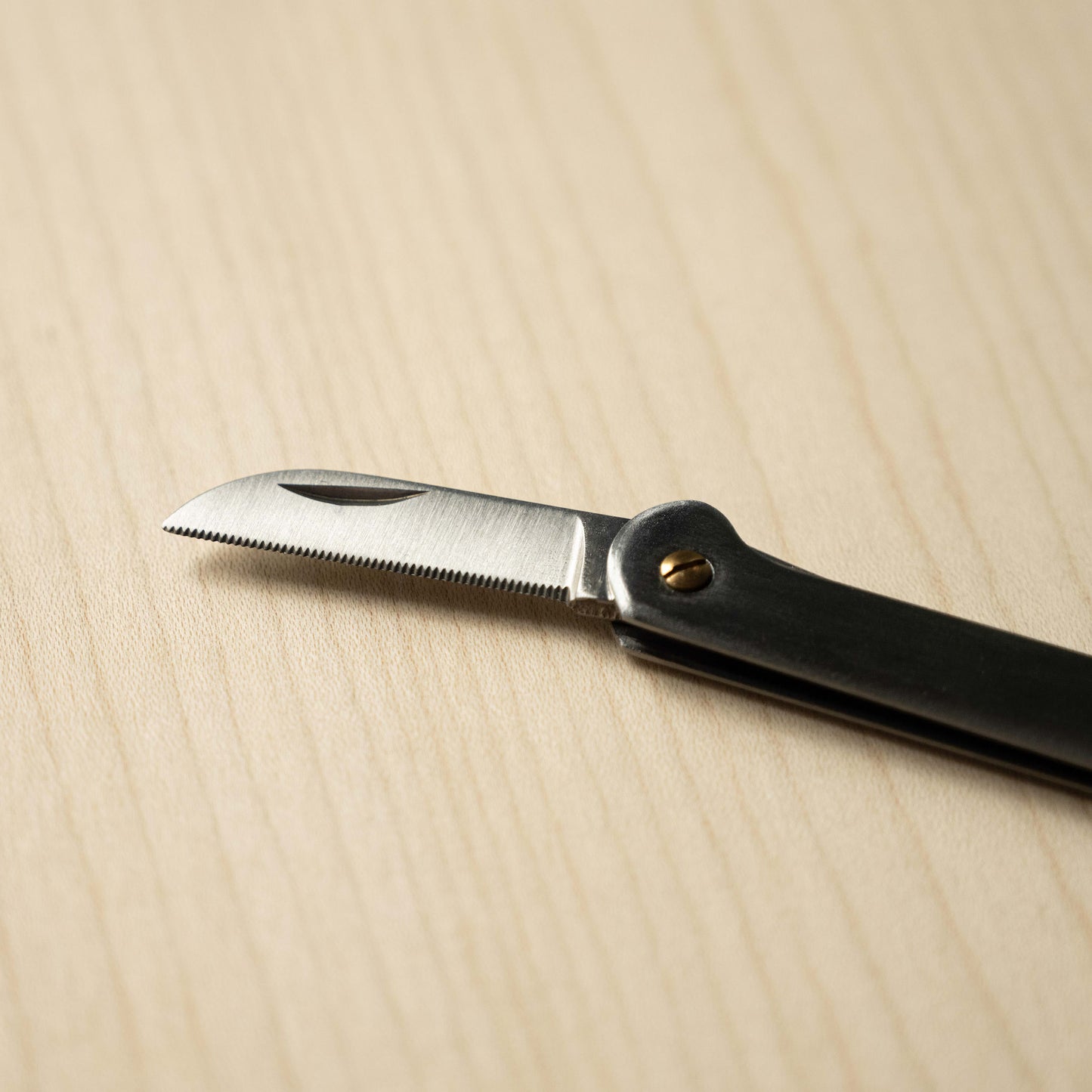 Cartailler Deluc Stainless Steel Corkscrew serrated blade tool.