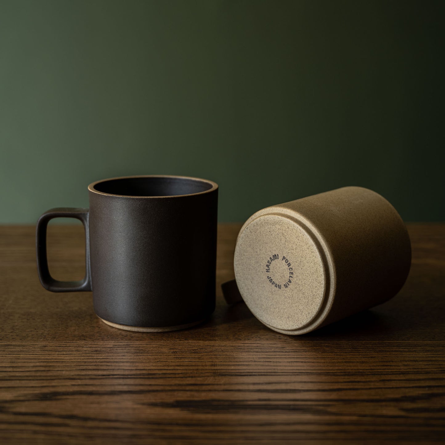 Hasami Porcelain Black & Natural Mugs