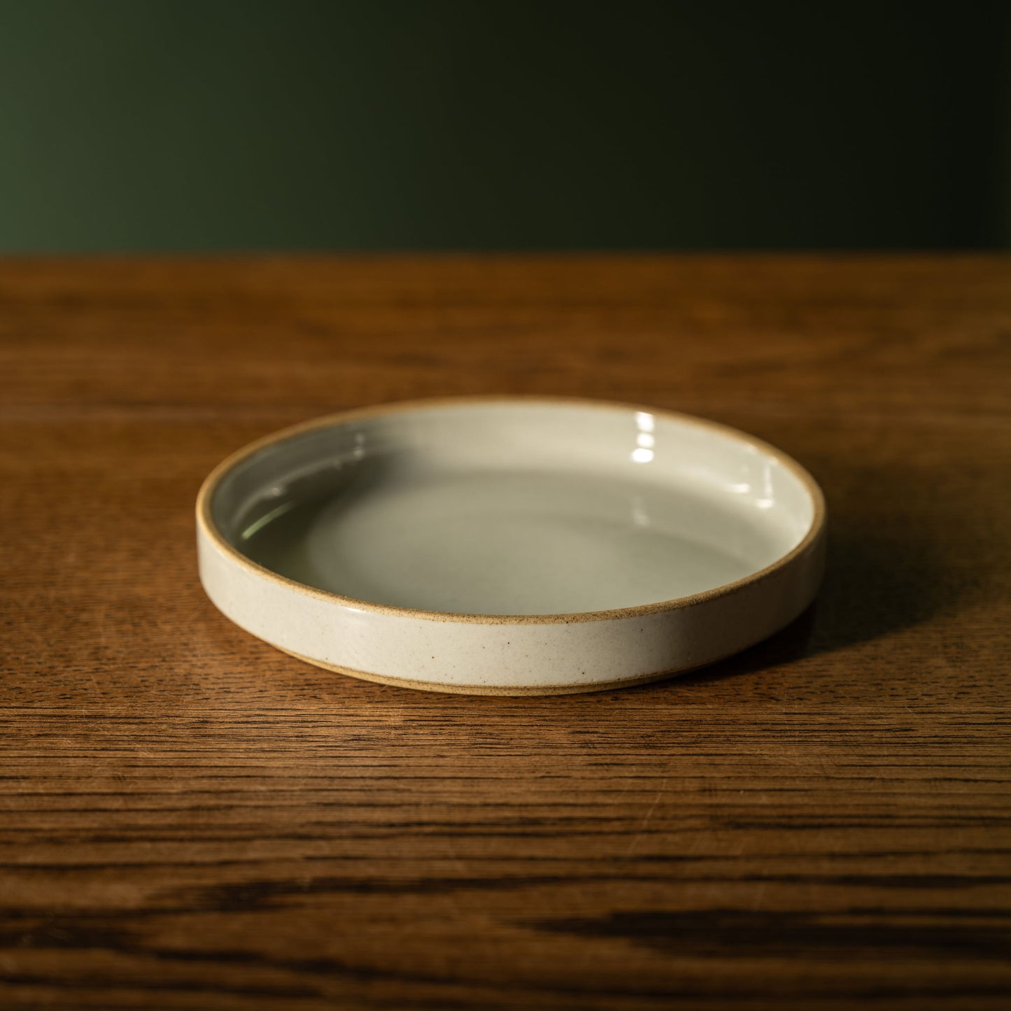 Hasami Porcelain Gloss Grey Dessert Plate