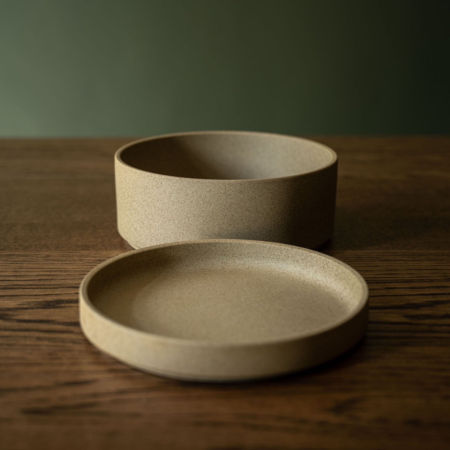 Hasami Porcelain Natural Dessert Plate & Cereal Bowl