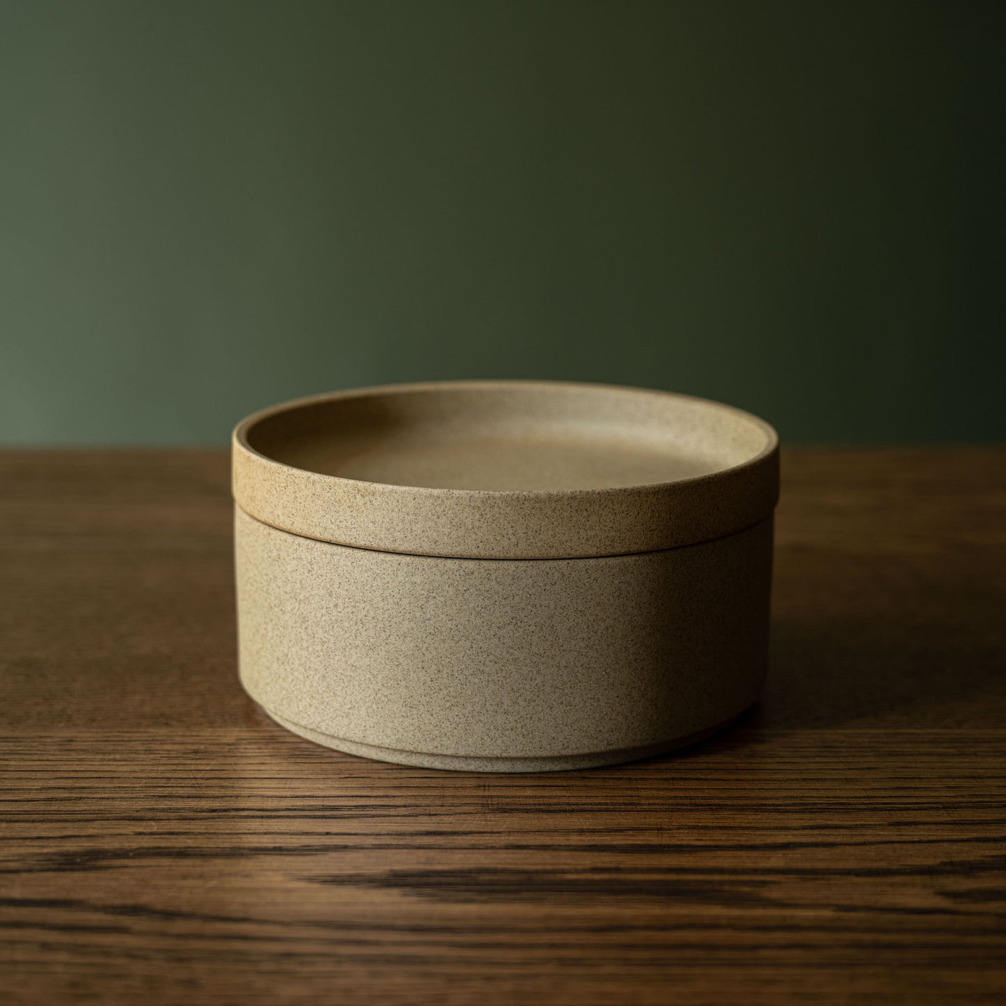 Hasami Porcelain Stacked Natural Dessert Plate & Cereal Bowl