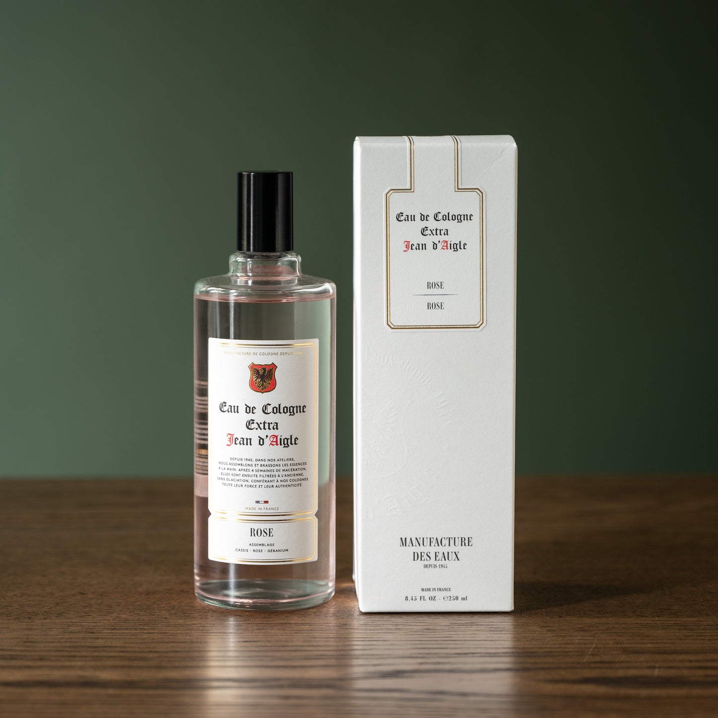 Jean D'Aigle Rose Eau de Cologne & Box