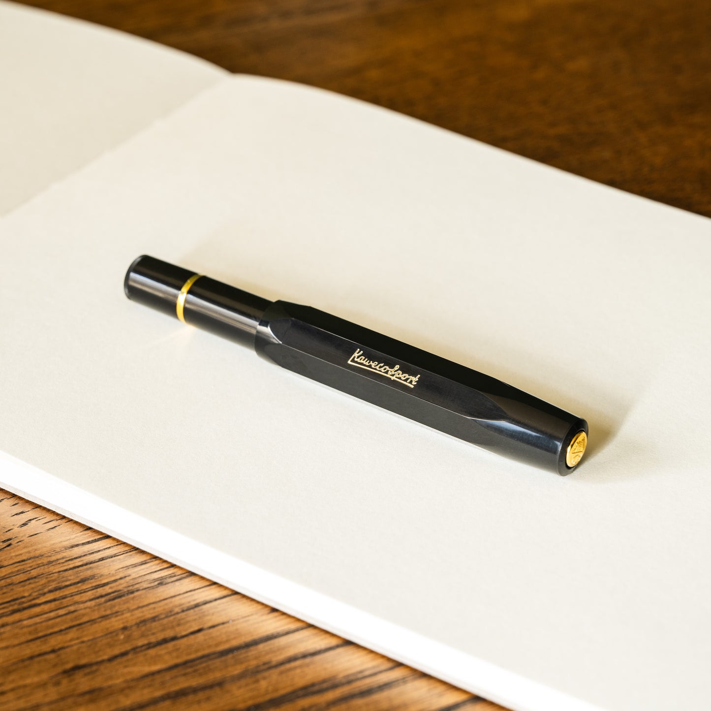 Kaweco Piston Sport Classic Pen in black.