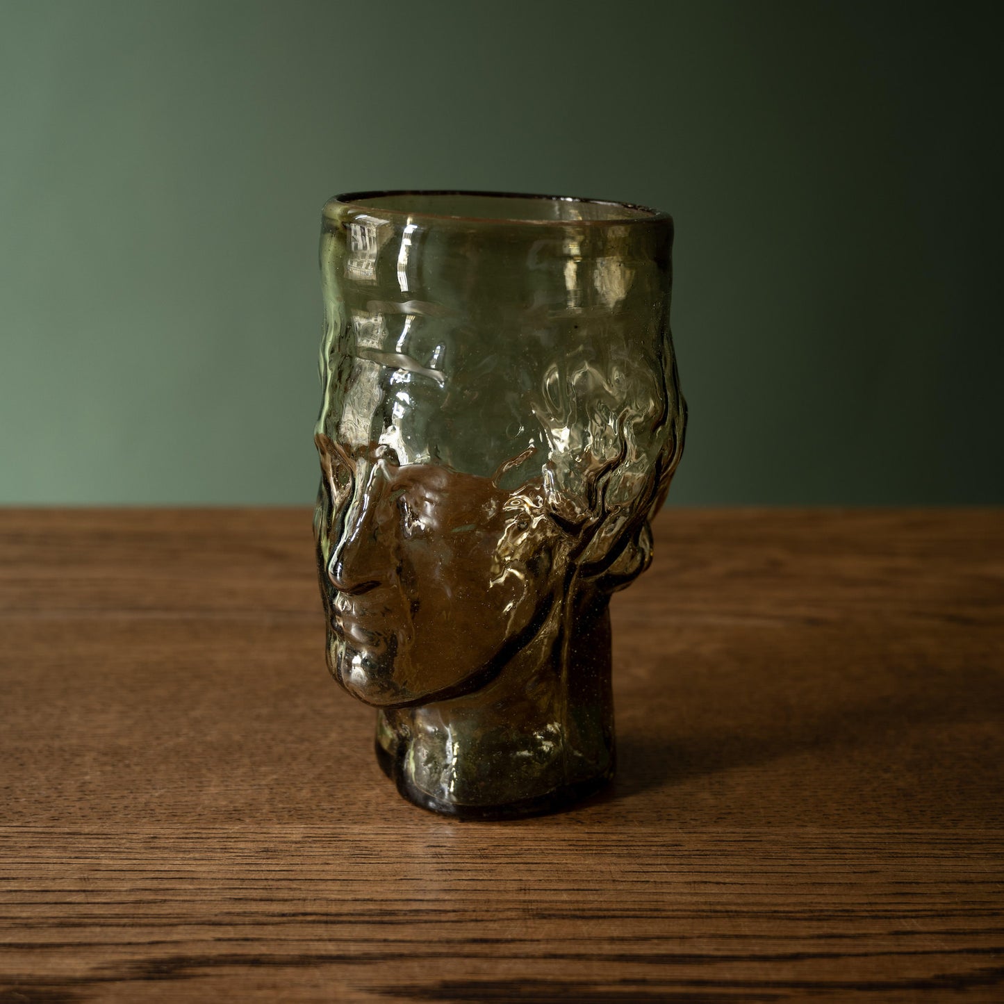 La Soufflerie recycled smoked glass Roma Vase.