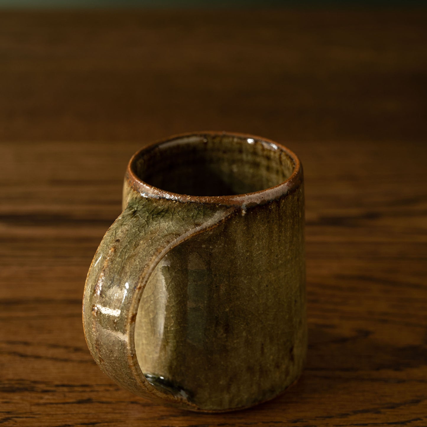 Leach Pottery Ash Espresso Mug handle
