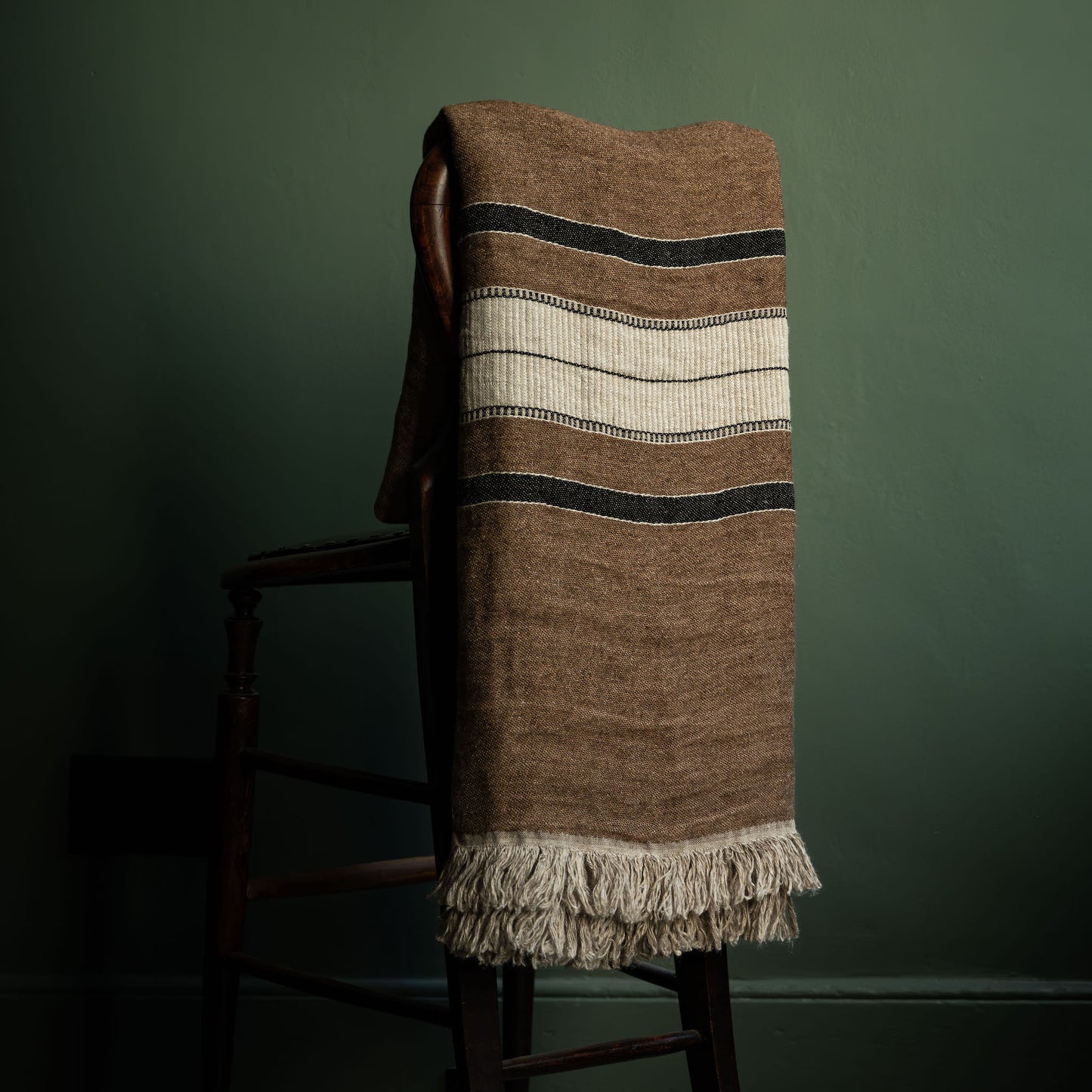 Libeco Linen Belgian Towel in Bruges Stripe