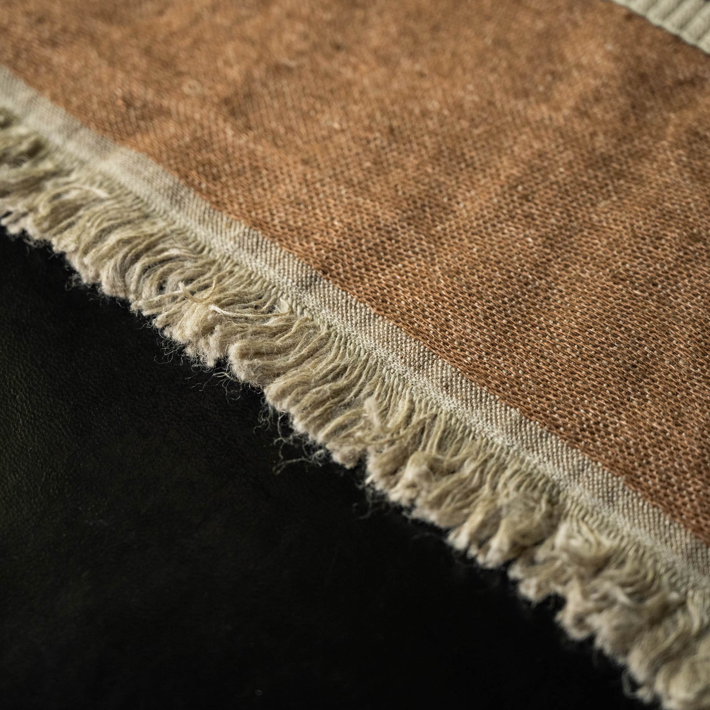 Libeco Linen Bruges Stripe Guest Towel Fringe