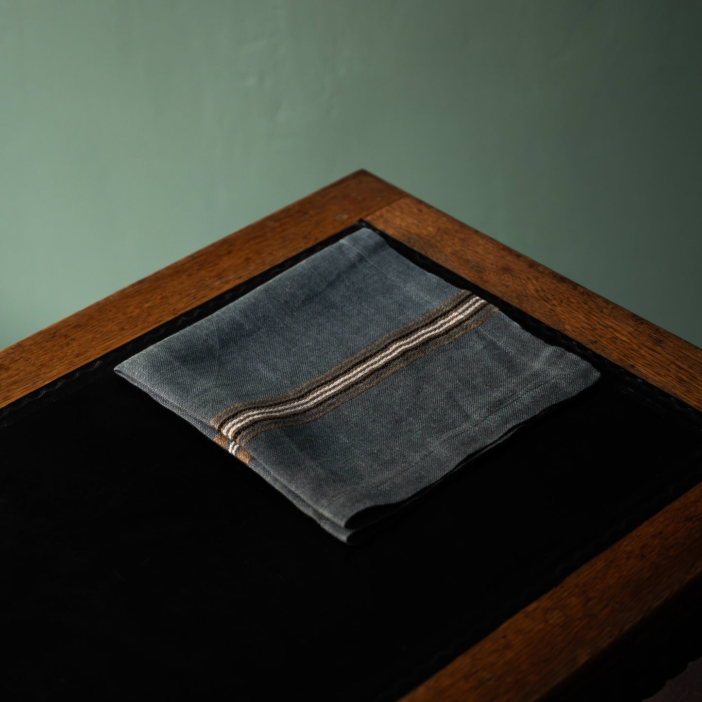 Libeco Linen Kea Napkin folded