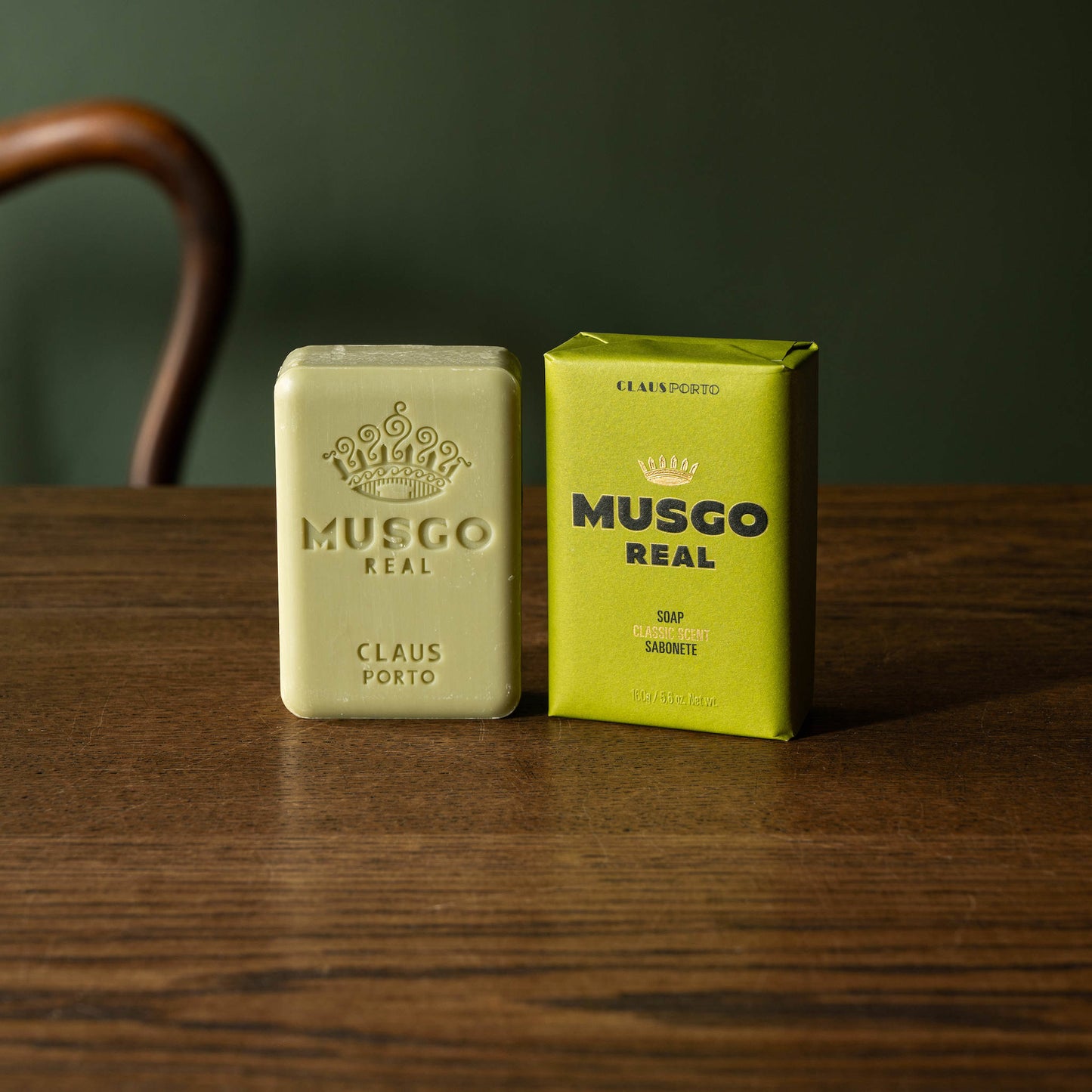 Musgo Real Classic Scent bar of soap.