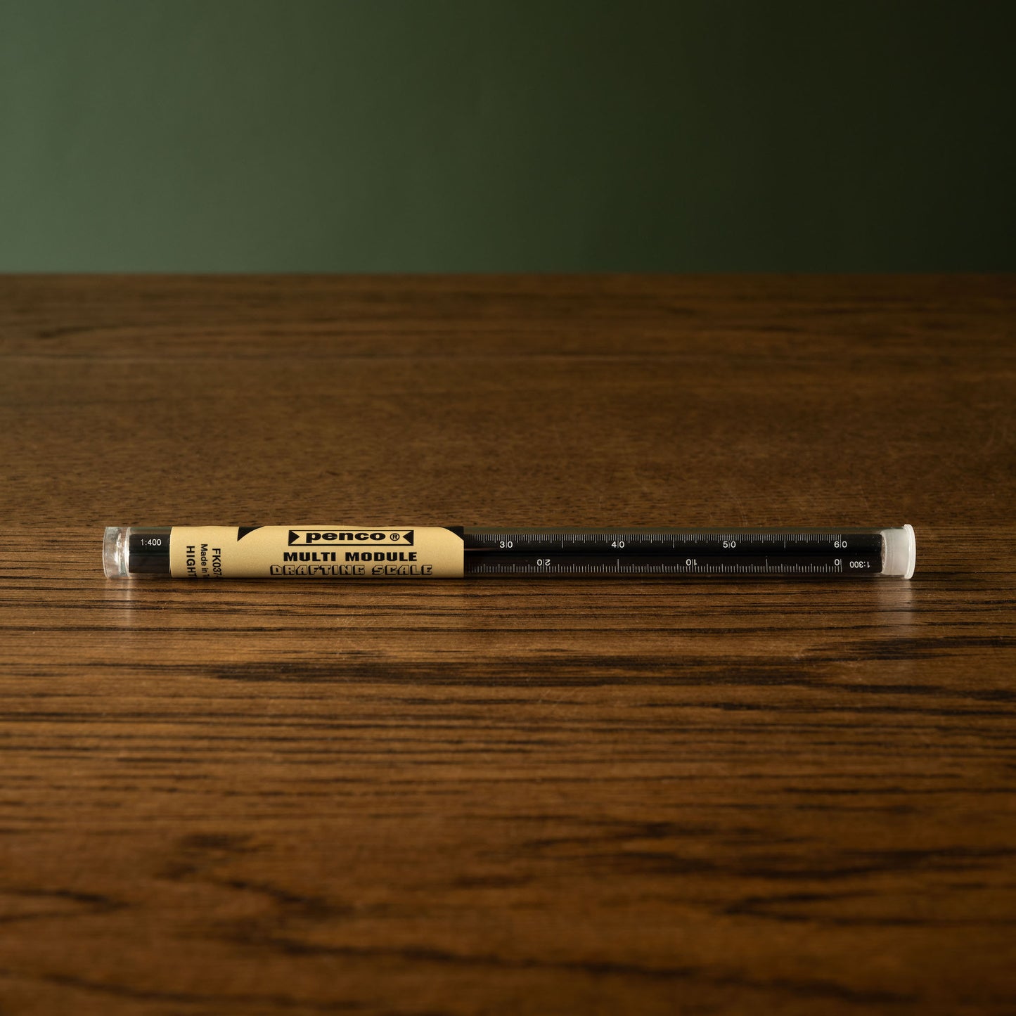 Penco Drafting Scale Ruler in Test Tube Case