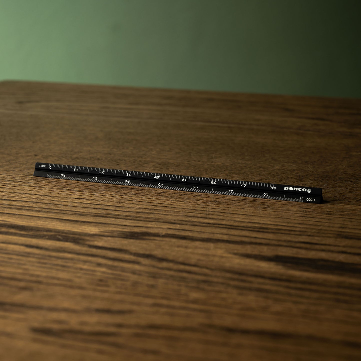 Penco Drafting Scale Ruler in black