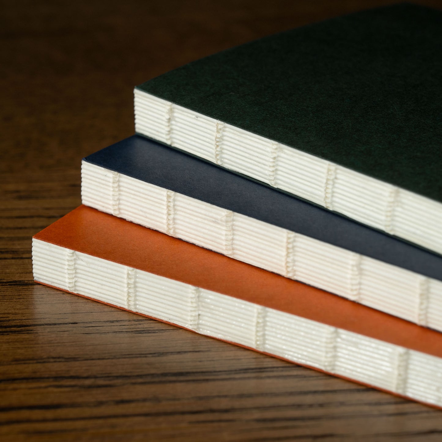 Pith Supply Yuzu Flex Notebook lay flat binding.