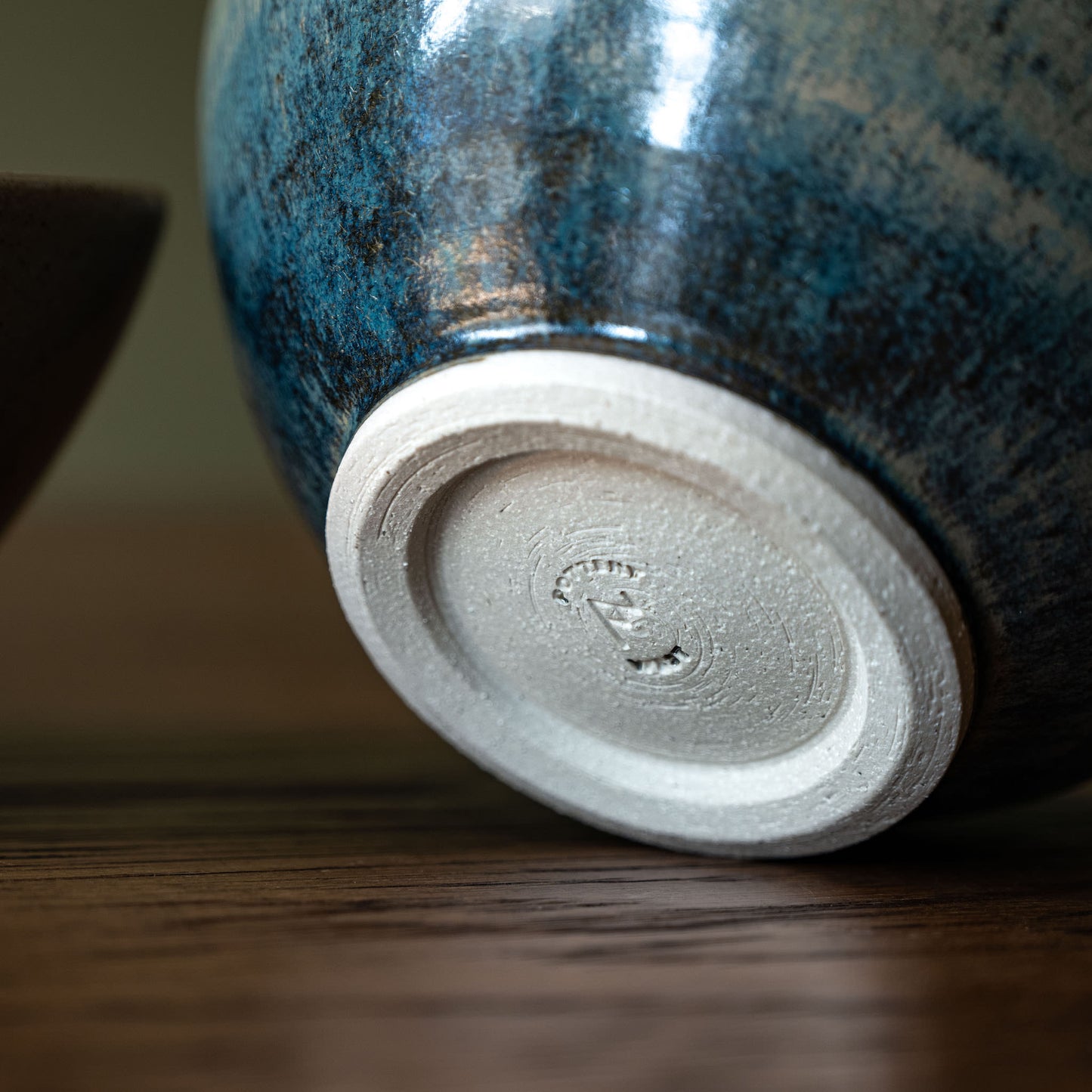 Pottery West Nori Glaze Stoneware Cereal Bowl Base