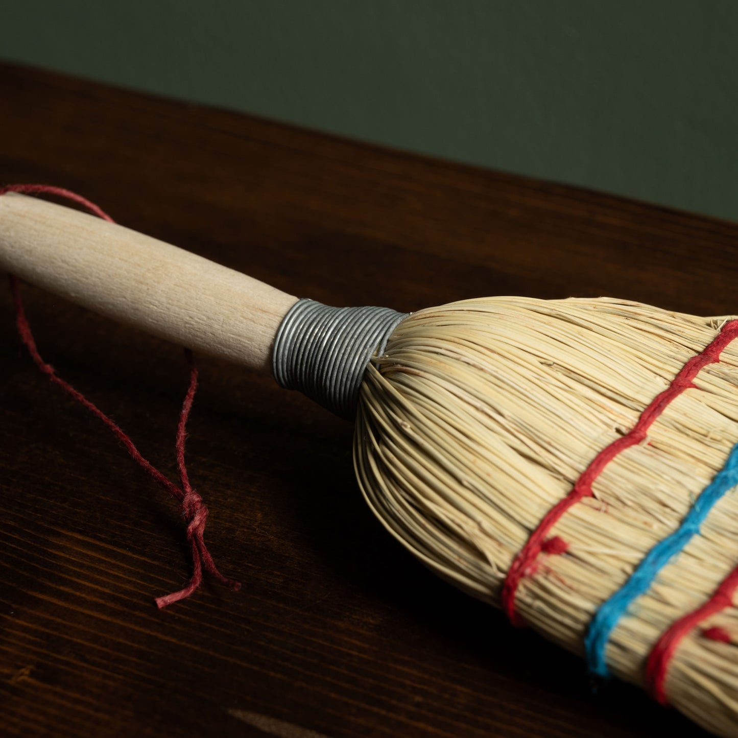 Redecker Mini Rice Straw Brush handle