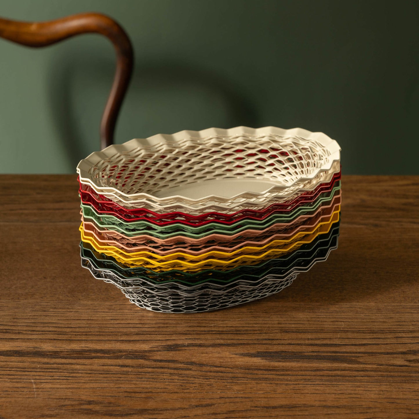 Stainless Steel Oval Bread Basket