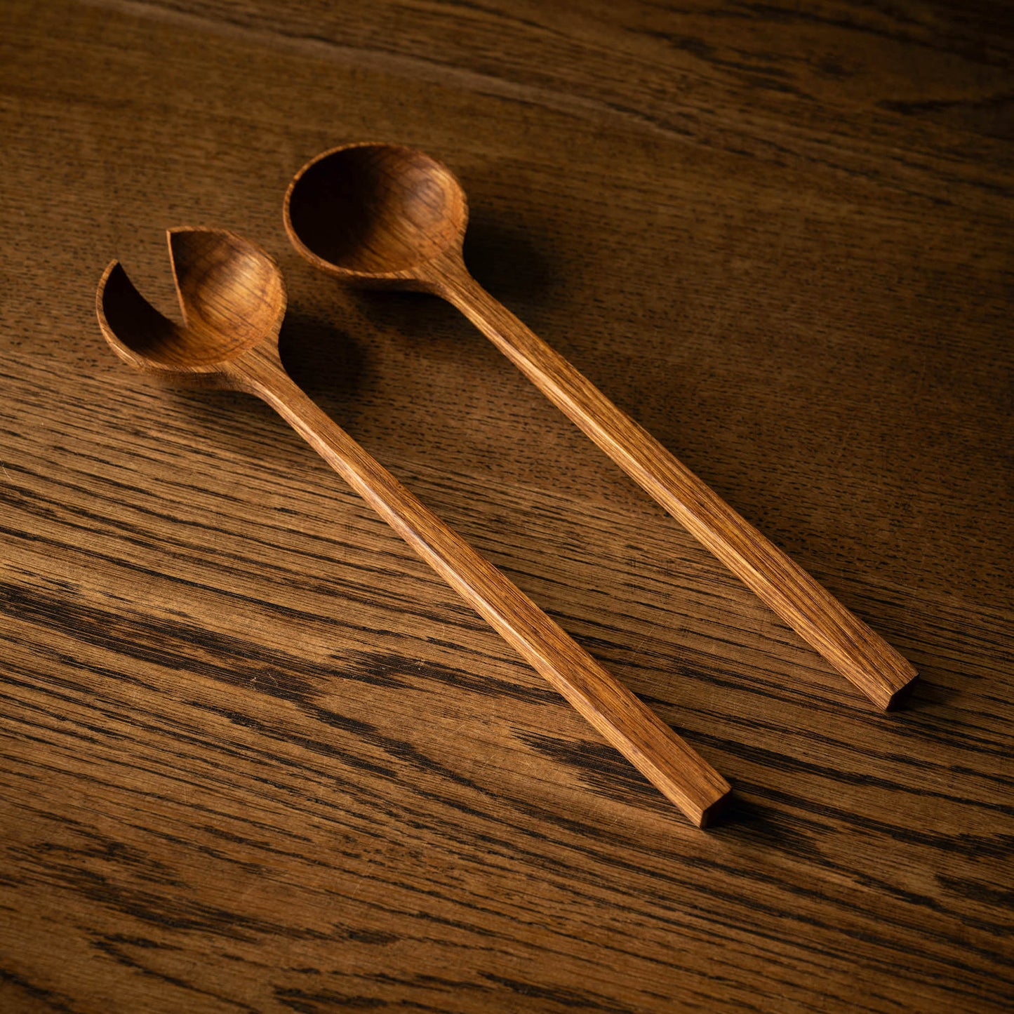 Selwyn House Oak Salad Servers