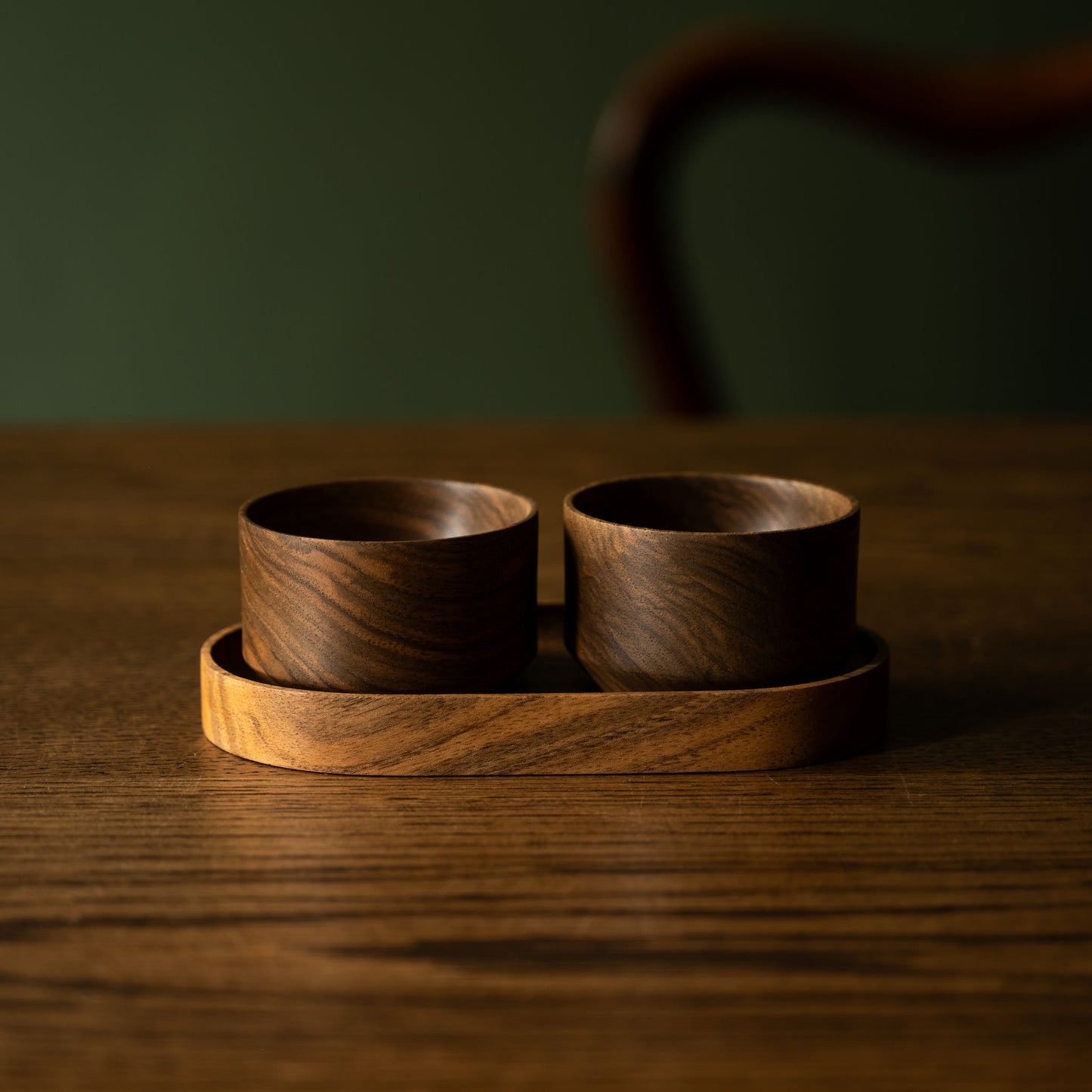 Selwyn House Walnut Salt & Pepper Set