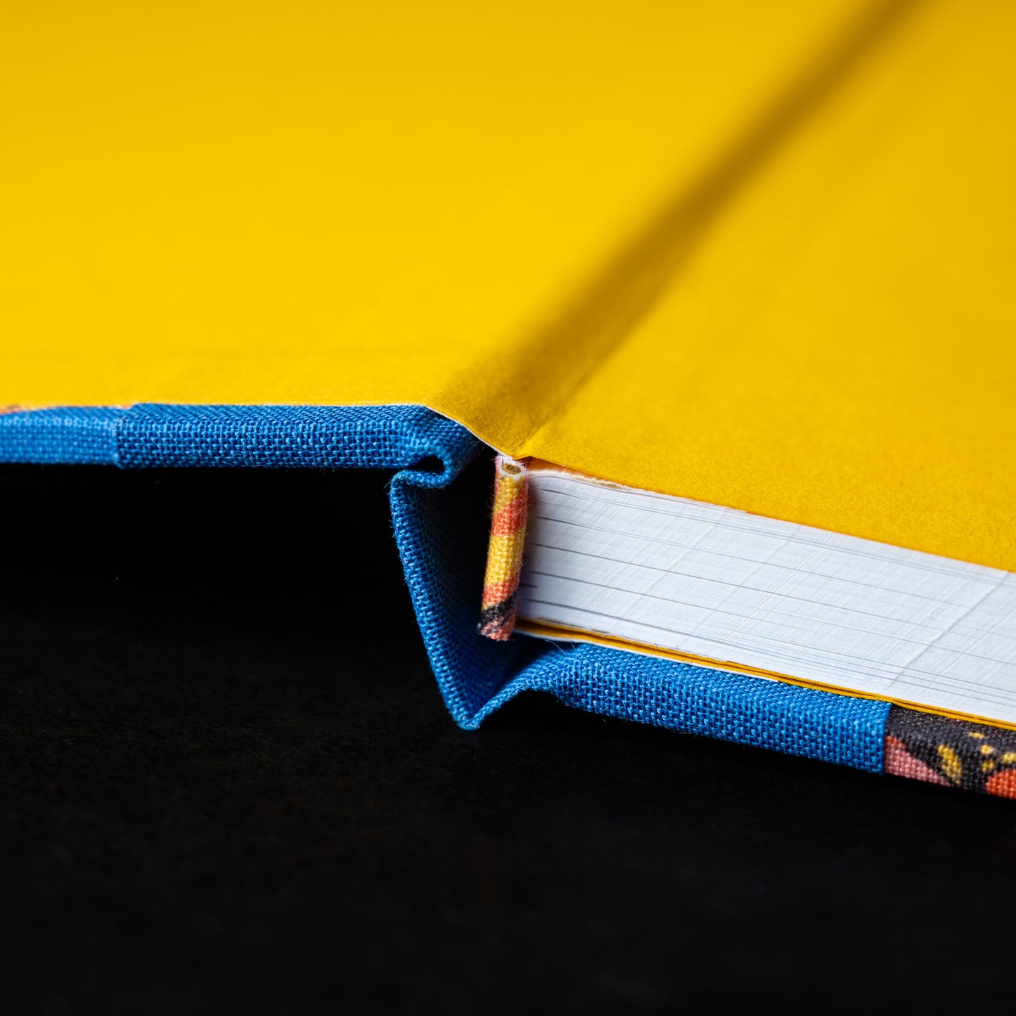 Wainwright Bookbinding Marbled Fabric Notebook