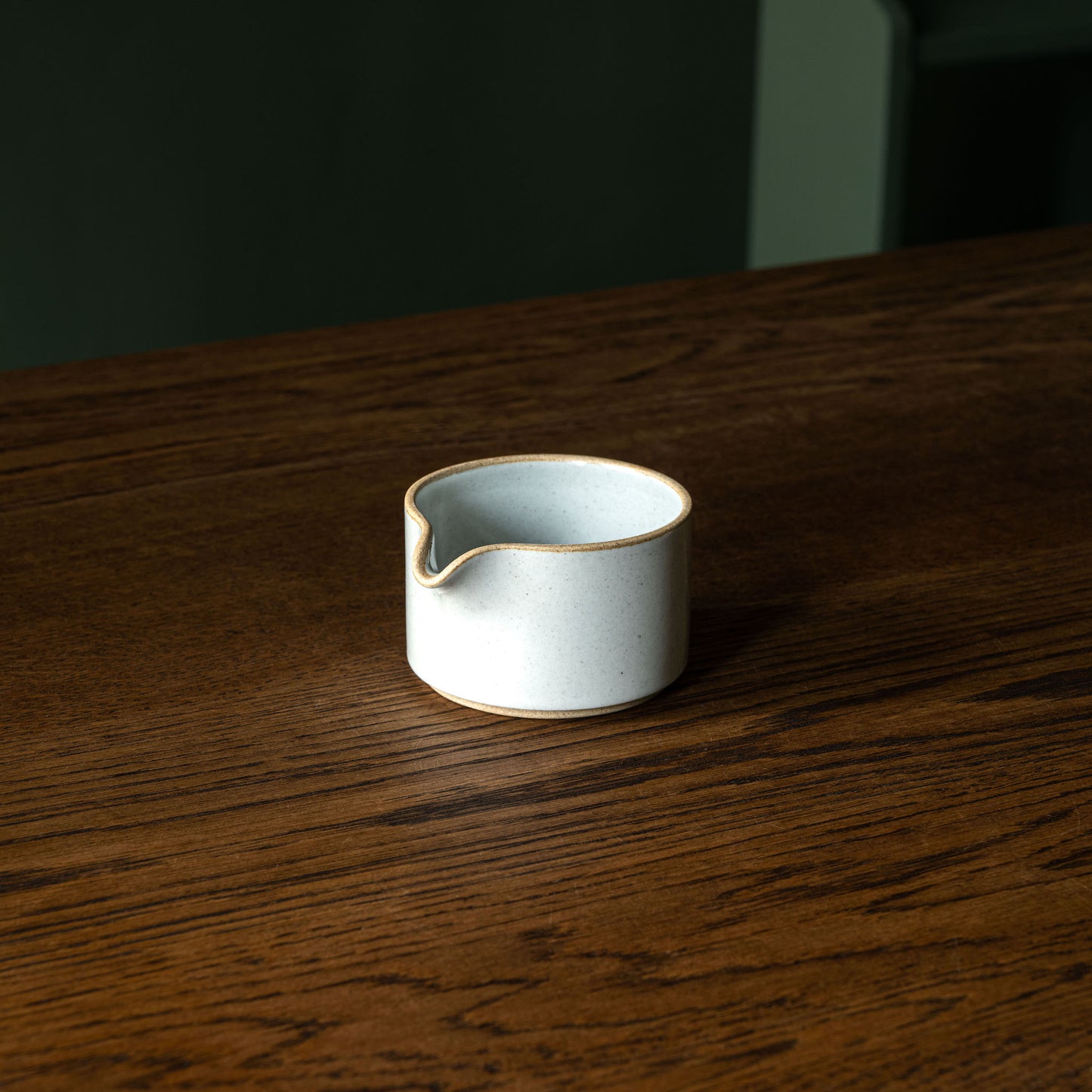 Hasami Porcelain gloss grey milk jug