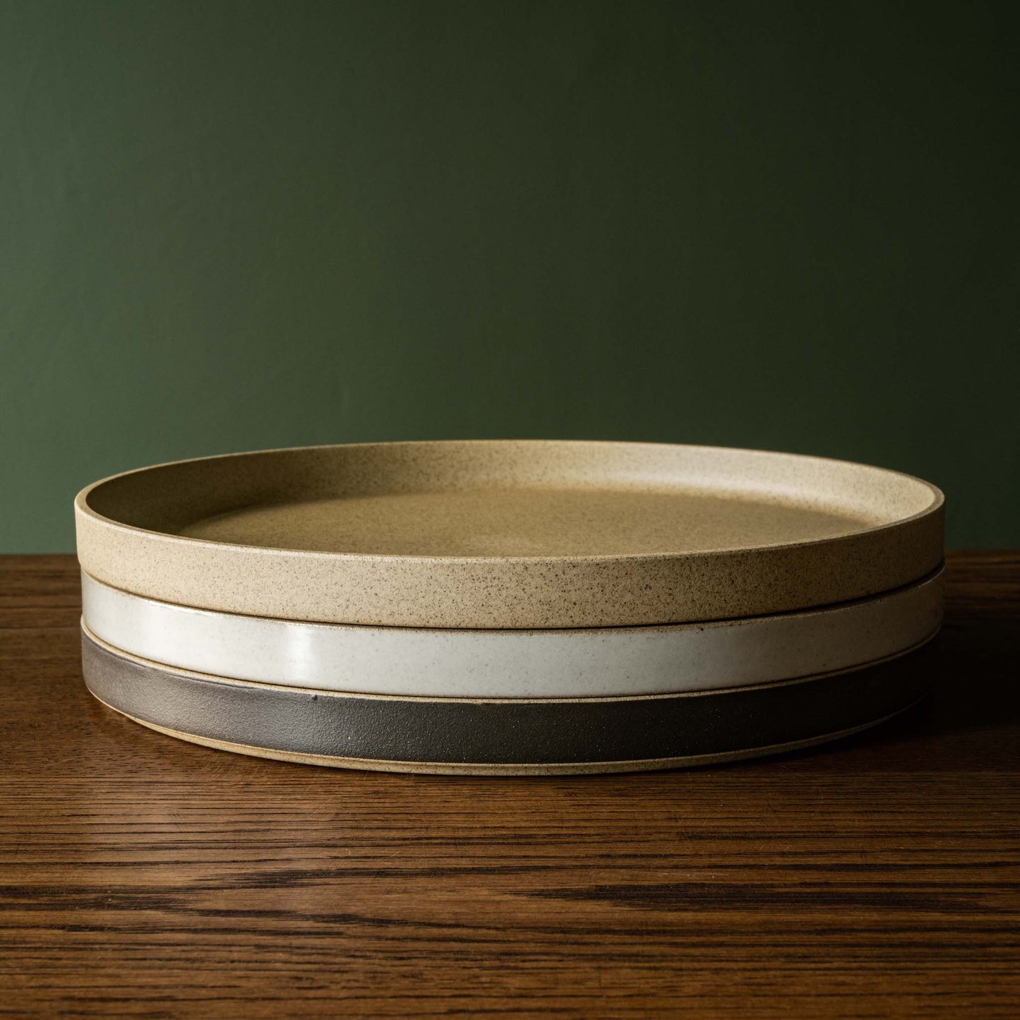 Hasami Porcelain natural stacking dinner plates
