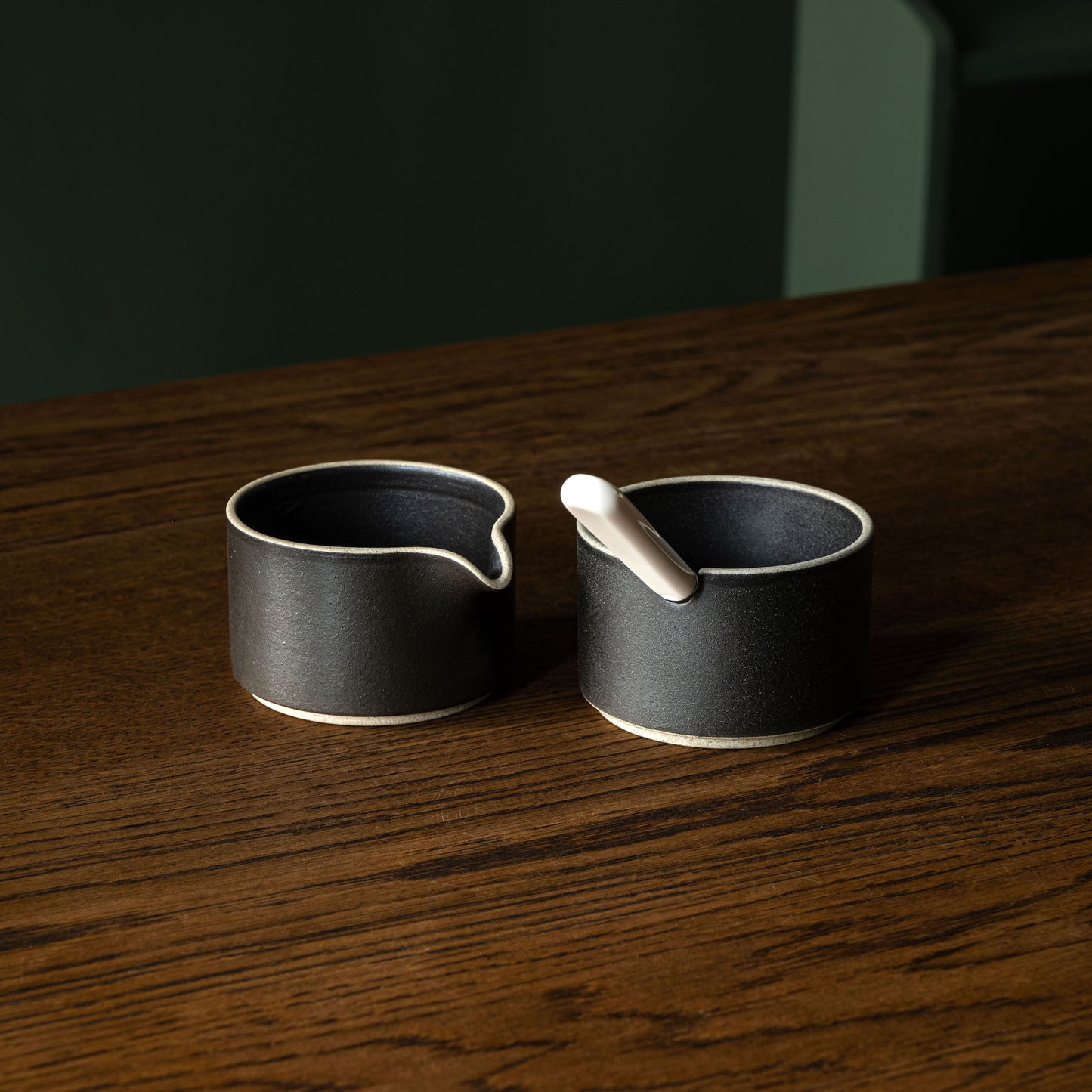 Hasami Porcelain Black Sugar Bowl