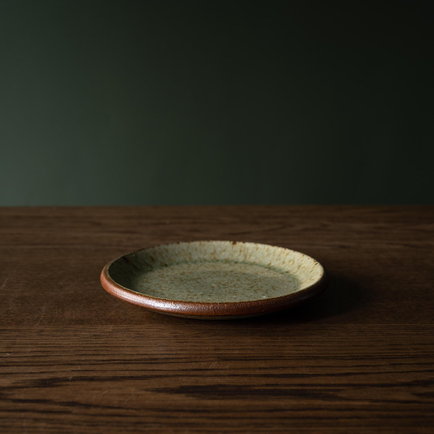 Leach Pottery Dessert Plate in Ash Glaze