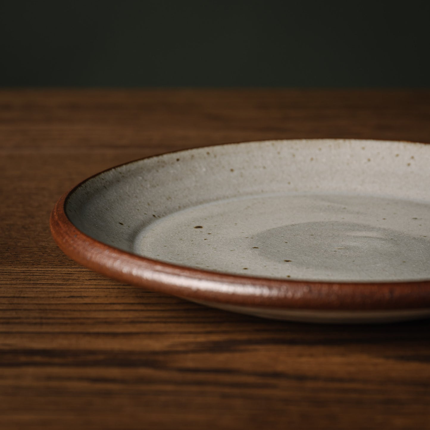 Leach Pottery side plate close up