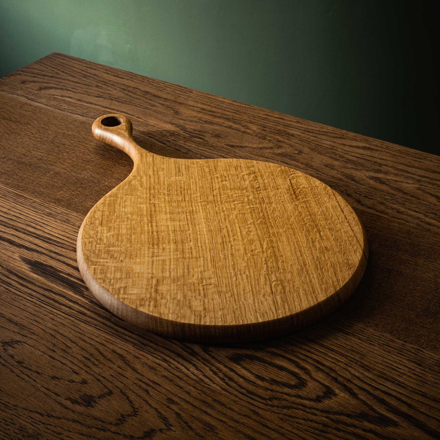 Selwyn House Hand Turned Oak Pizza Board
