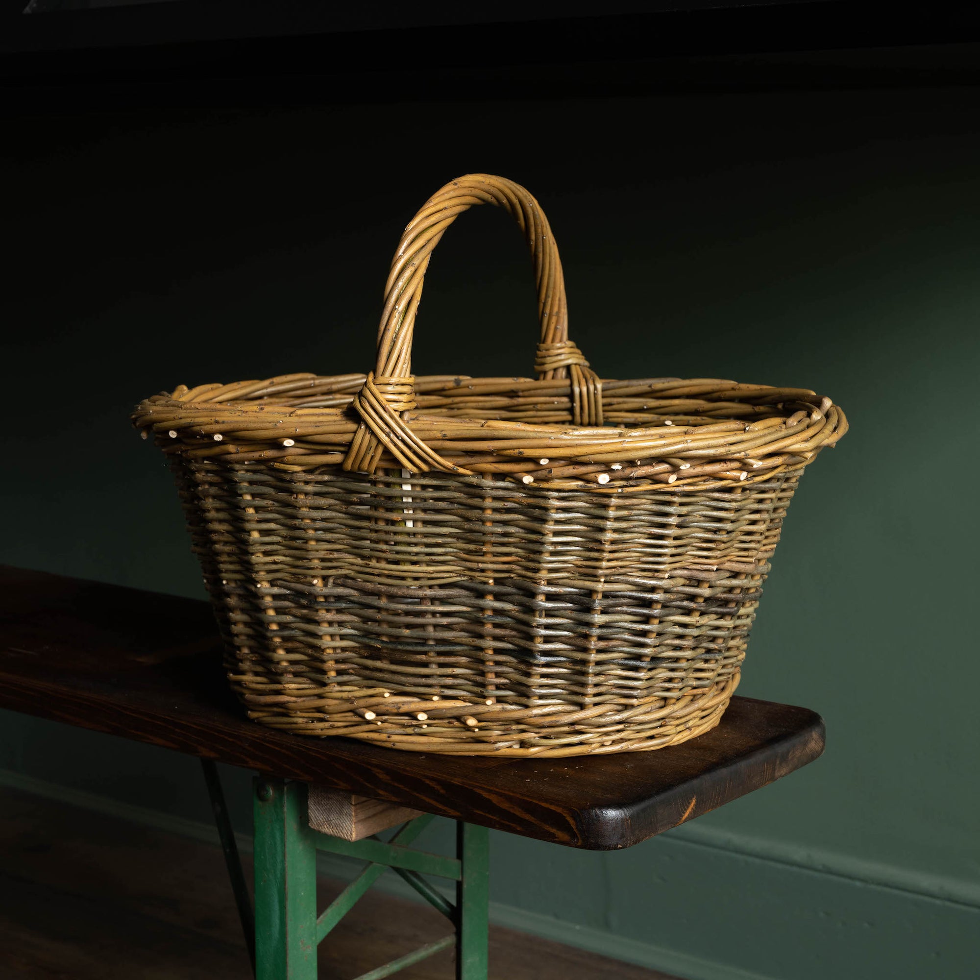 Handmade Willow Shopping Basket