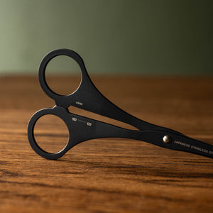 Black Stainless Steel Everyday Scissors handles 
