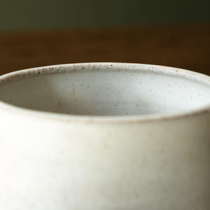 Carrick Almond Stoneware Short Tumbler Glaze Close Up
