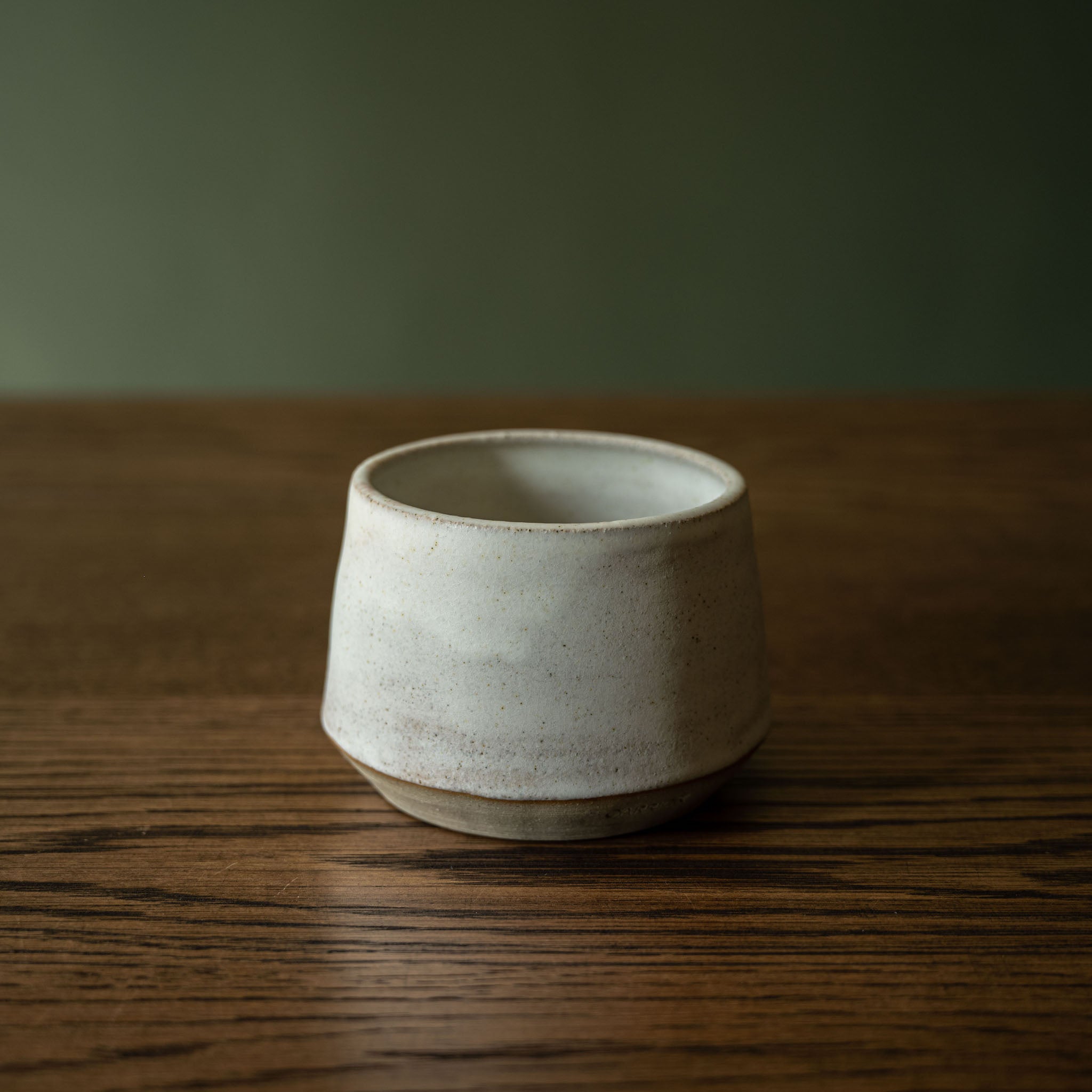 Carrick Almond Stoneware Short Tumbler