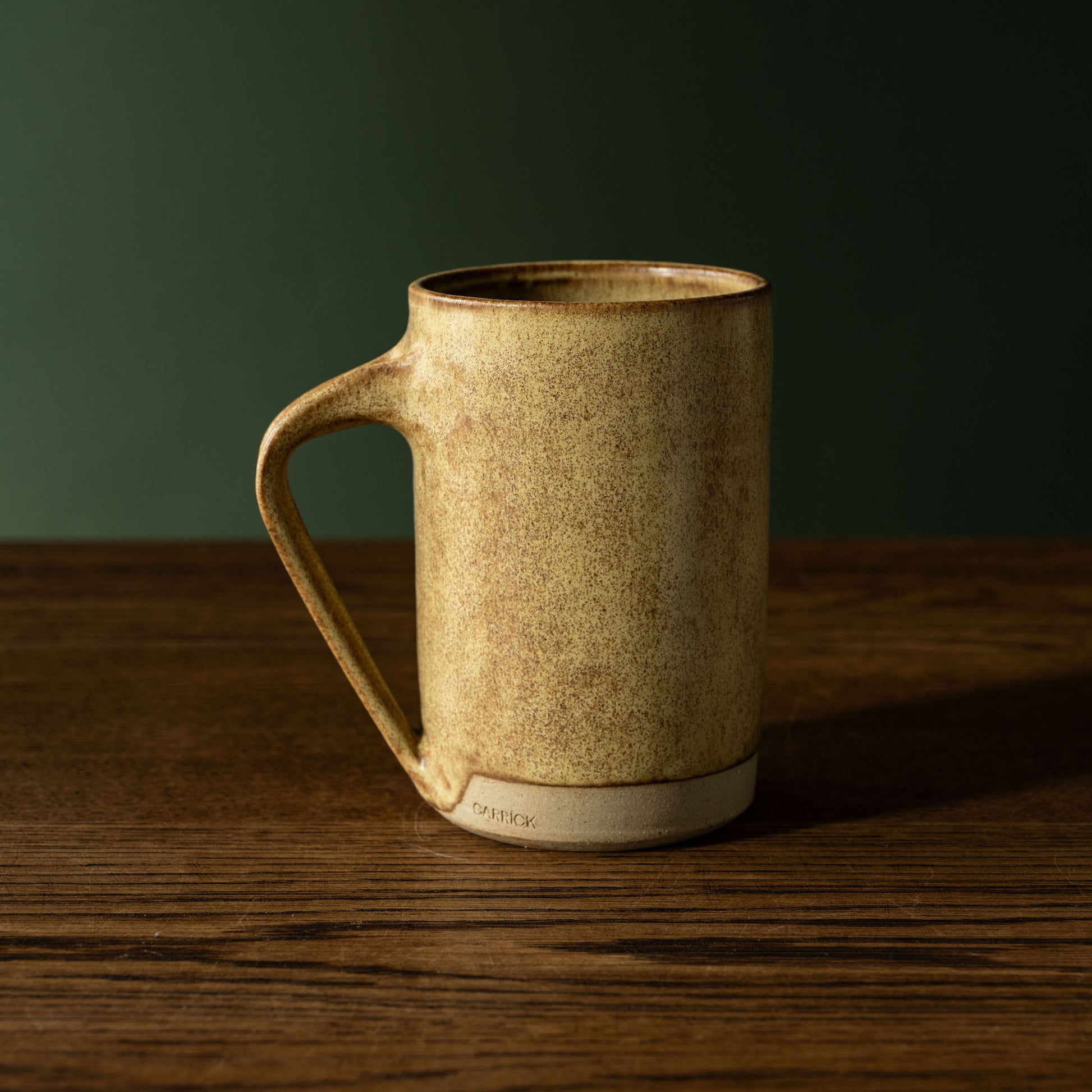 Carrick Ceramics Tall Stoneware Mug in Toast colour glaze