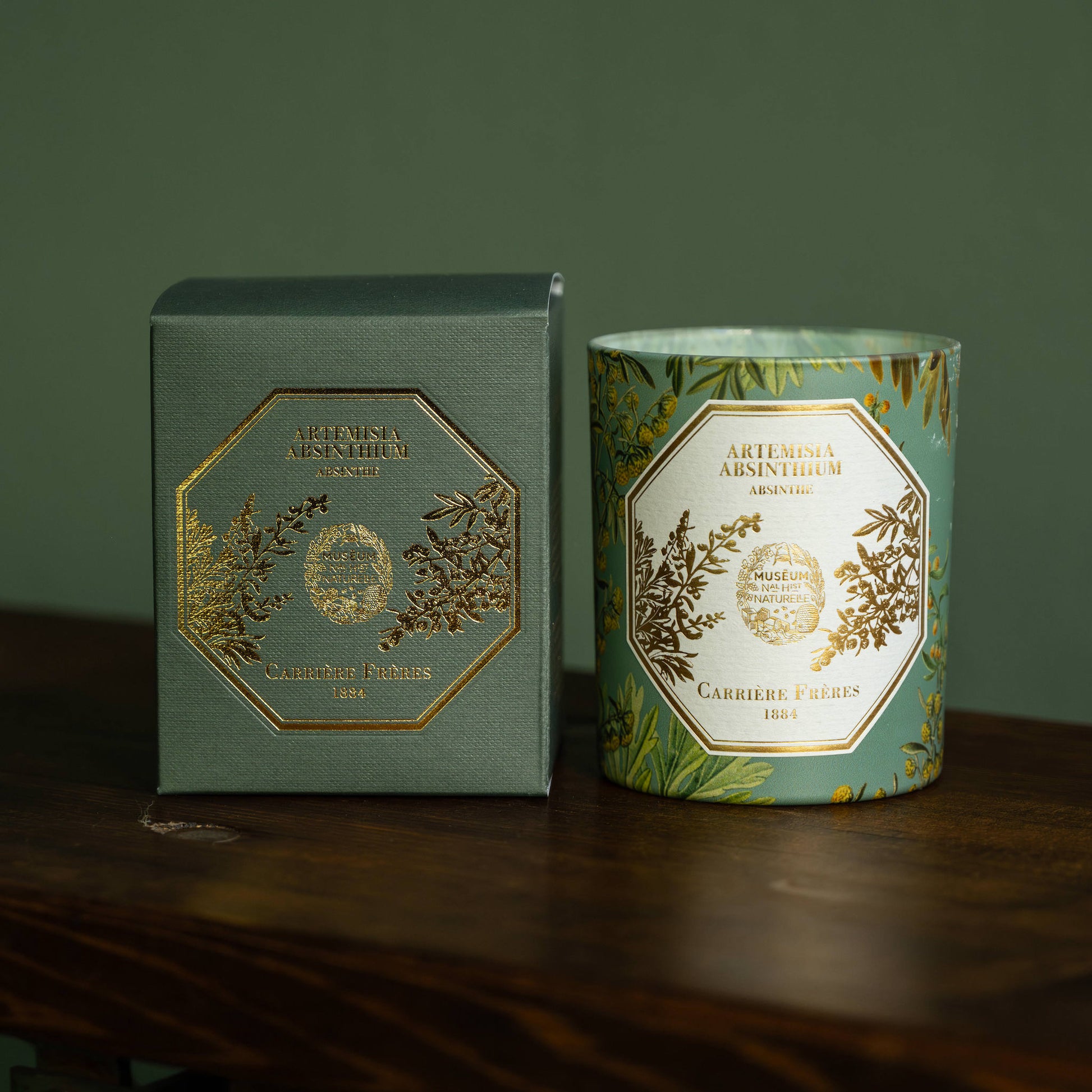 Carriere Freres Absinthe Scented Candle & Box