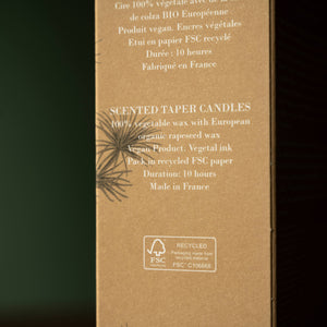 Carriere Freres Cedar Taper Candles Box