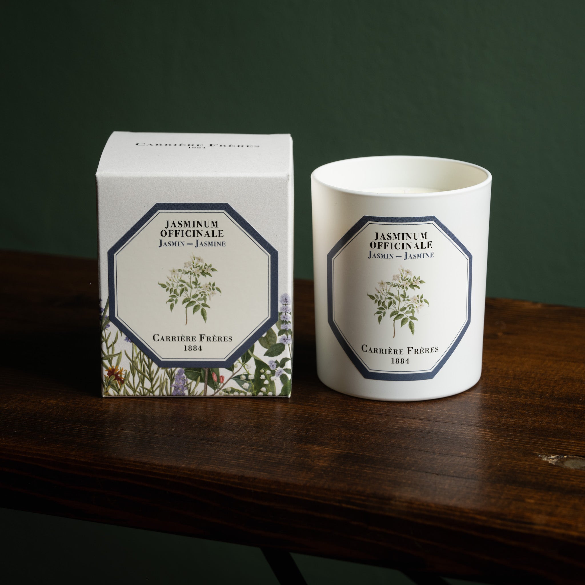 Carriere Freres Jasmine Candle & box