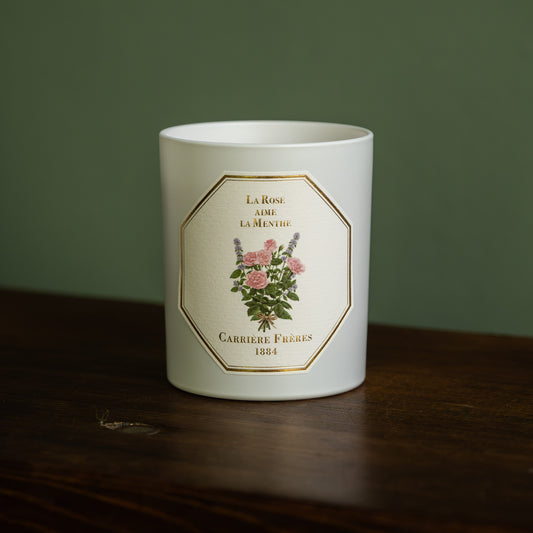 Carriere Freres Rose Menthe Scented Candle