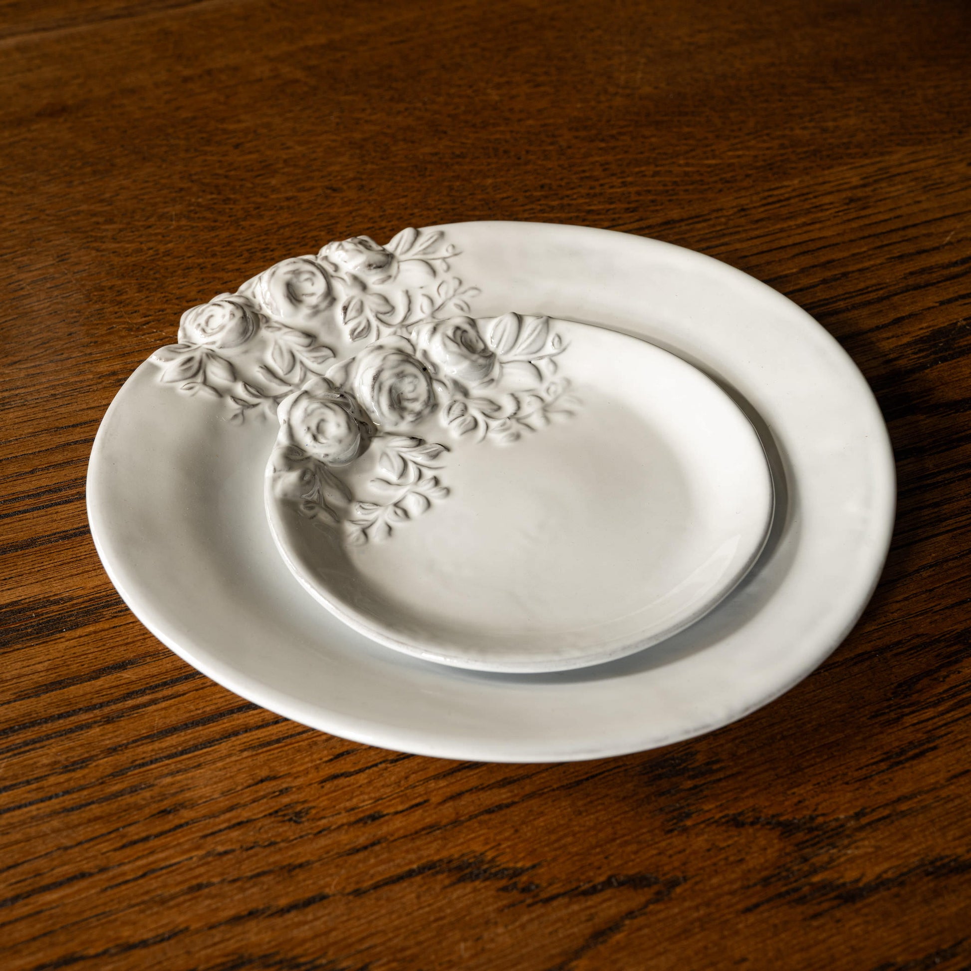 Carron Paris Rose butter & dessert plates. 
