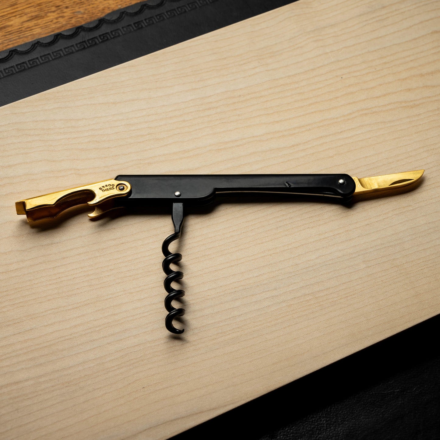 Cartailler Deluc Corscrew with Gold Tools all open.