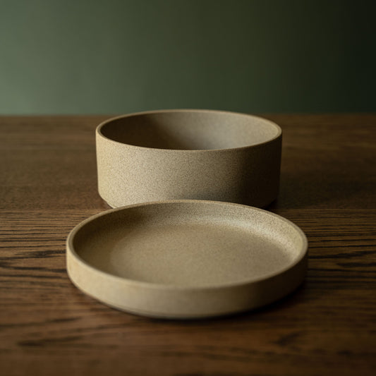 Hasami Porcelain Natural Dessert Plate & Cereal Bowl